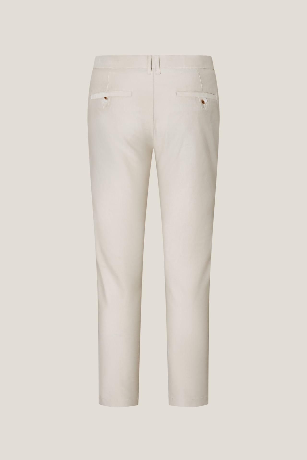 Breezy Comfort Cotton Blend Slim Tapered Fit Twill Casual Pants