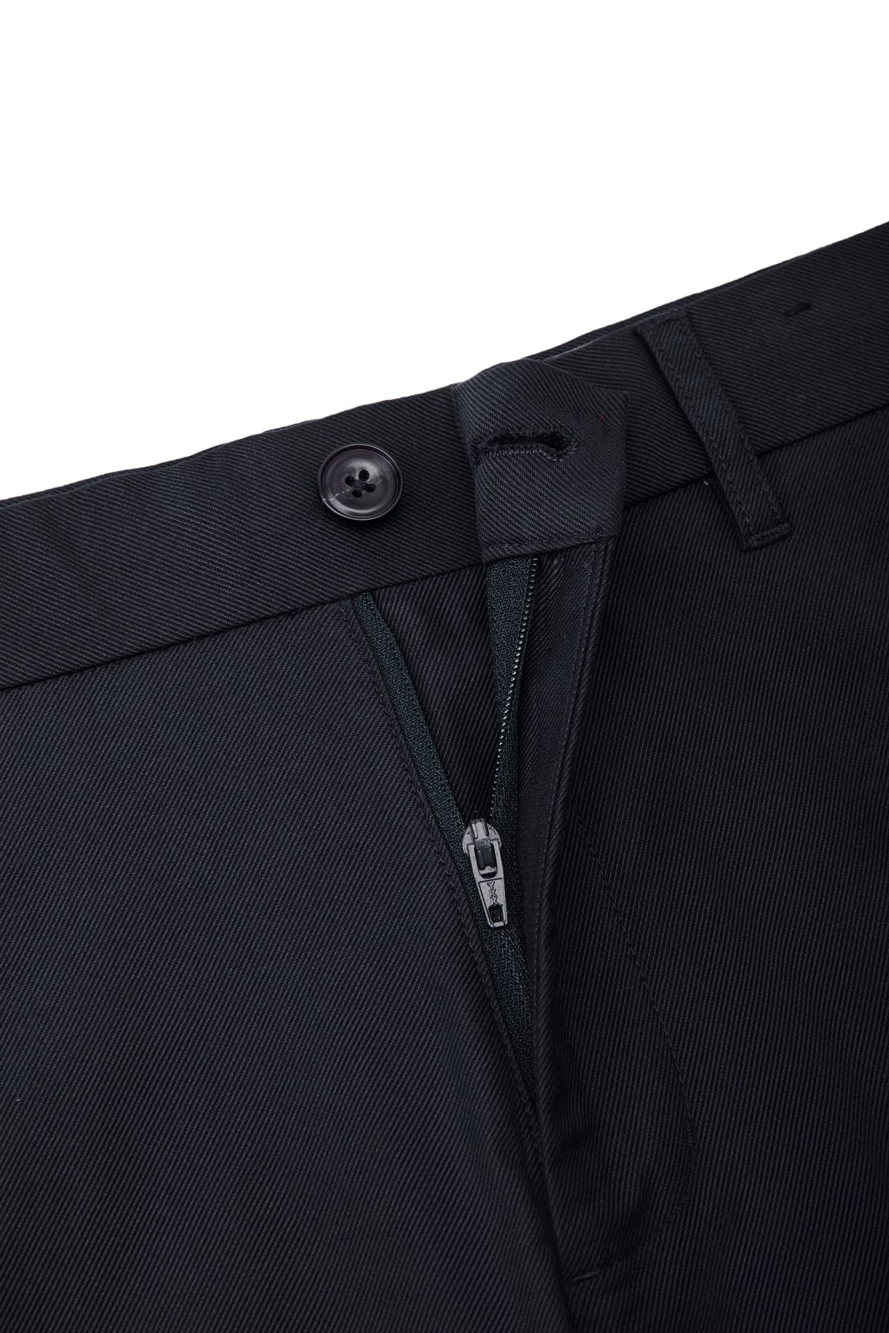 Breezy Comfort Cotton Blend Slim Tapered Fit Twill Casual Pants