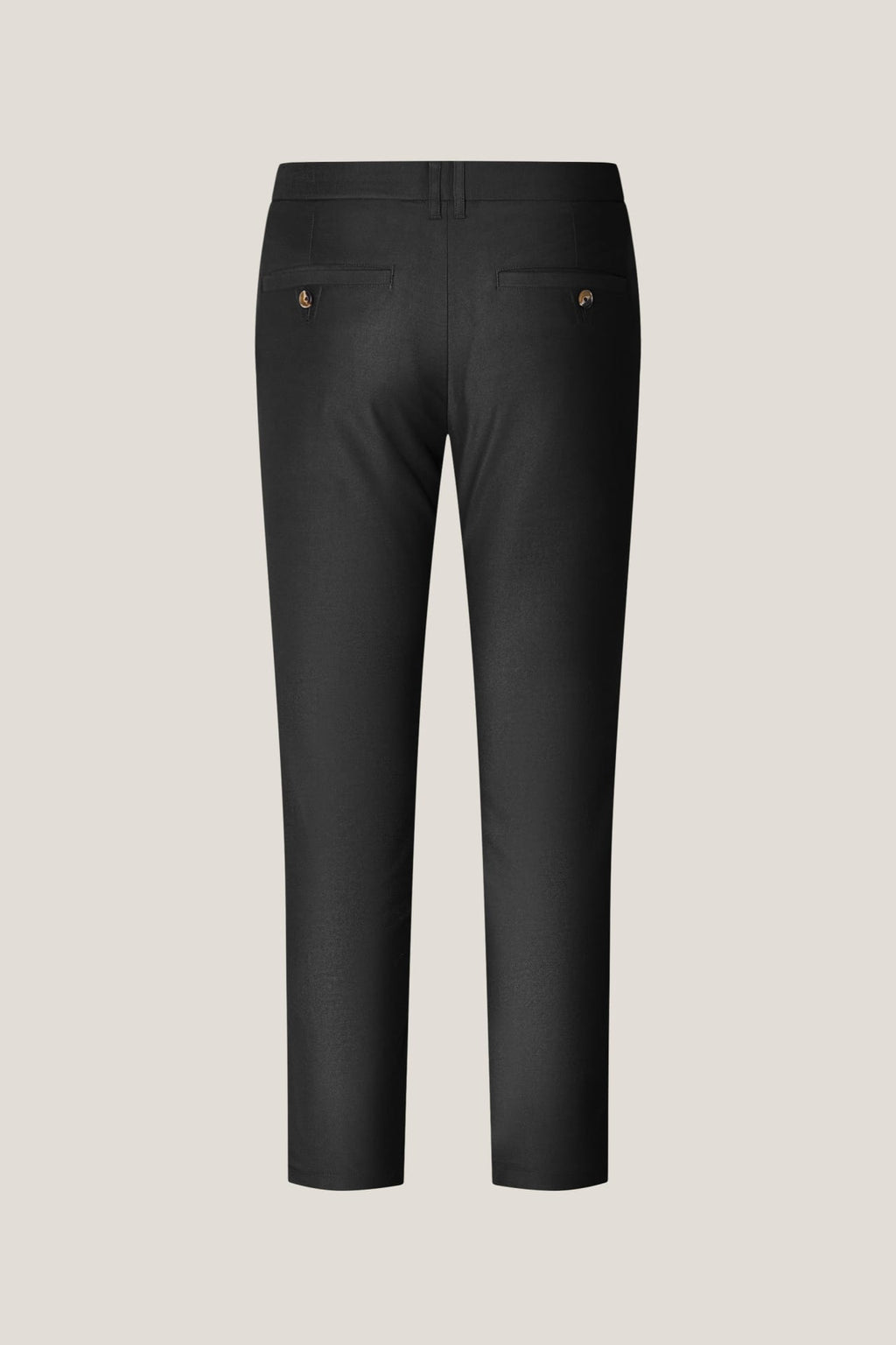 Breezy Comfort Cotton Blend Slim Tapered Fit Twill Casual Pants