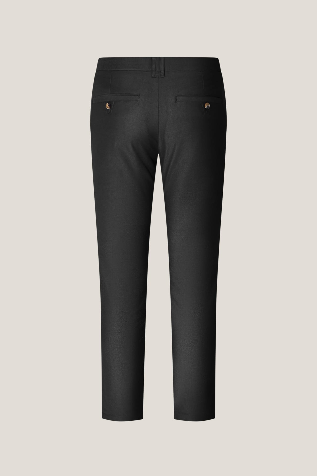 Breezy Comfort Cotton Blend Slim Tapered Fit Twill Casual Pants