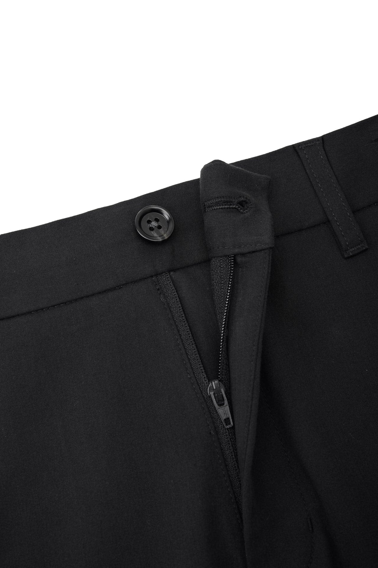 Warm Weave Cotton Blend Wide Fit Sueded Twill Casual Pants