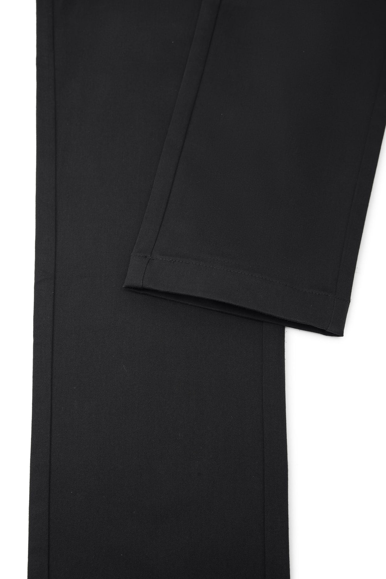 Warm Weave Cotton Blend Wide Fit Sueded Twill Casual Pants