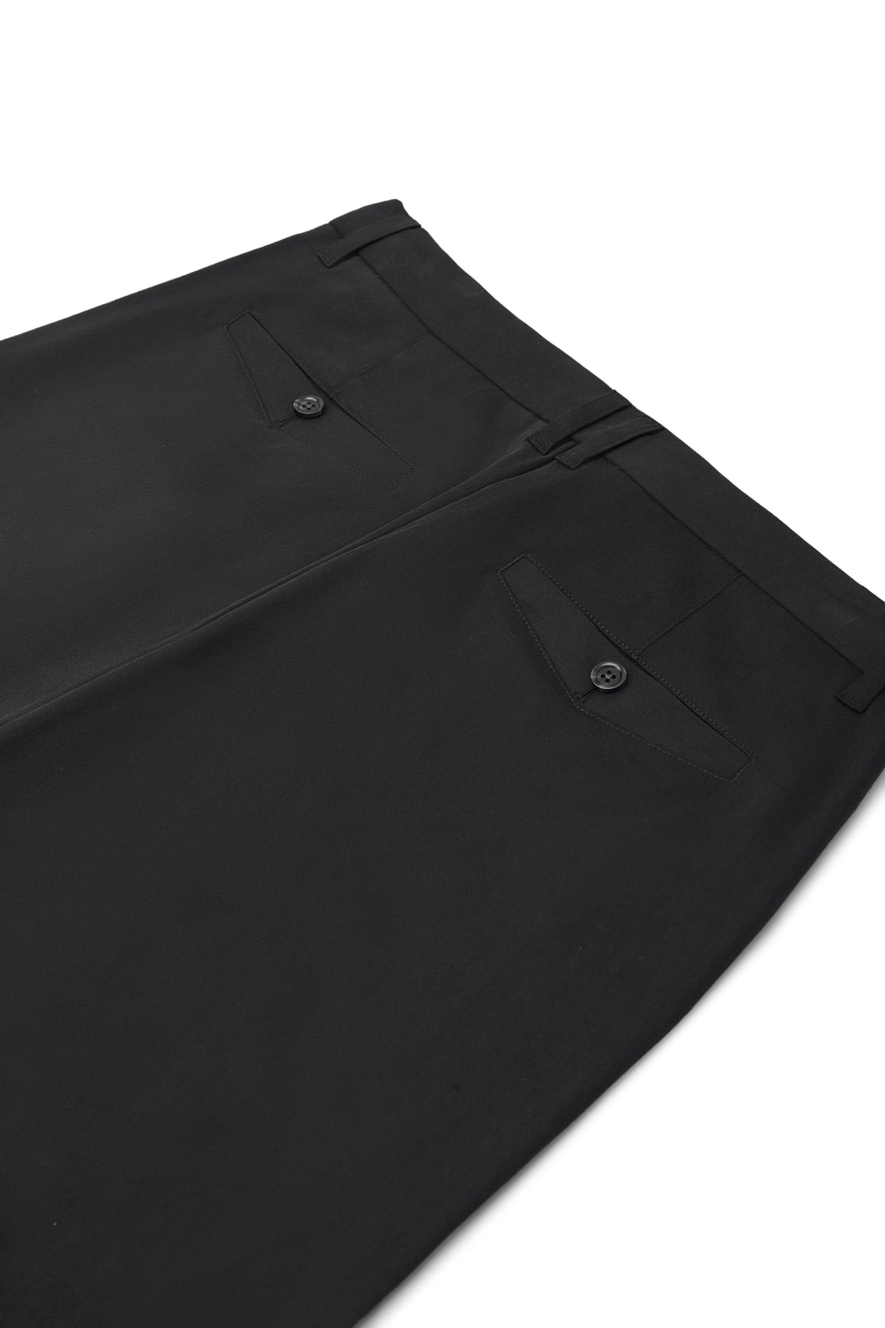 Warm Weave Cotton Blend Wide Fit Sueded Twill Casual Pants
