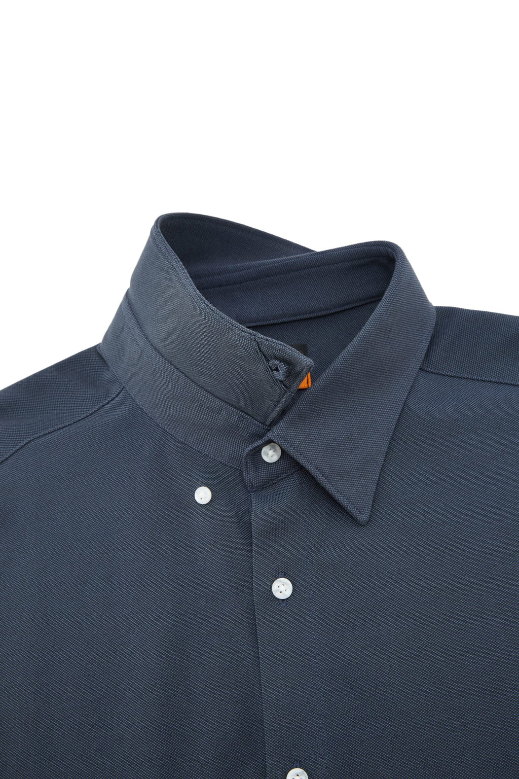 Easy Iron Cotton Knit Smart Fit Long Sleeve Shirt