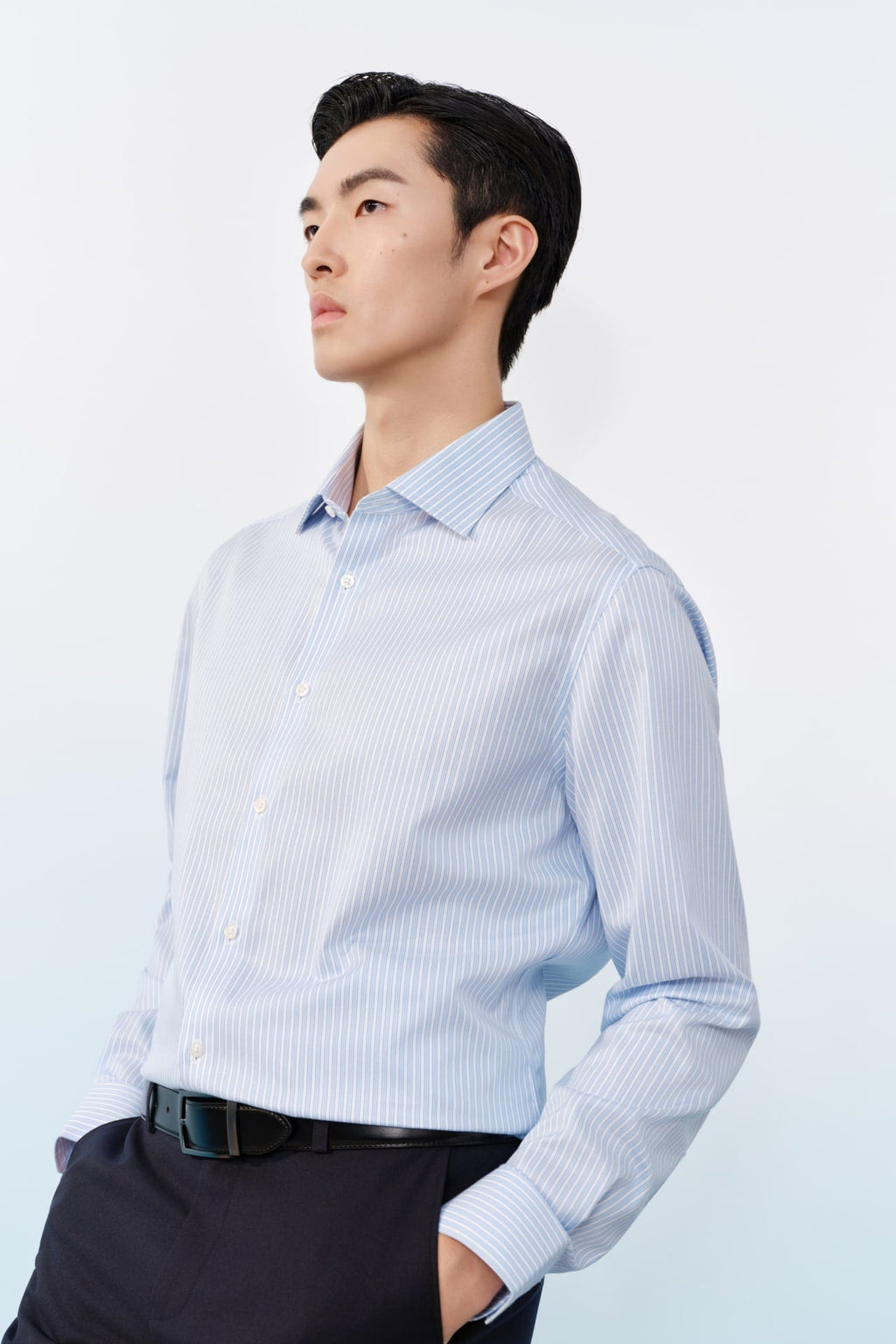 Non-Iron Temperature Regulating Smart Fit Long Sleeve Shirt