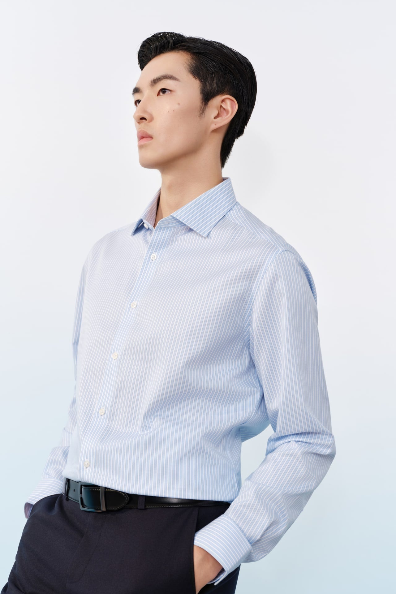 Non-Iron Temperature Regulating Smart Fit Long Sleeve Shirt