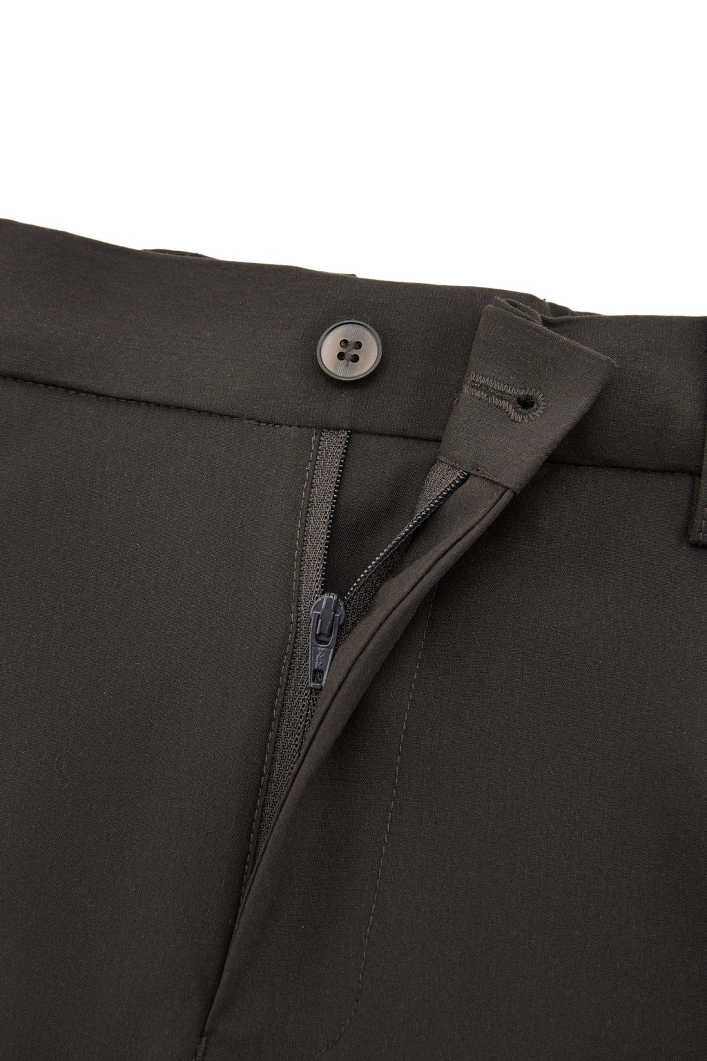 Multi-Way Stretch Cool Touch Plain Weave Smart Fit Suit Pants With Elastic Waistband