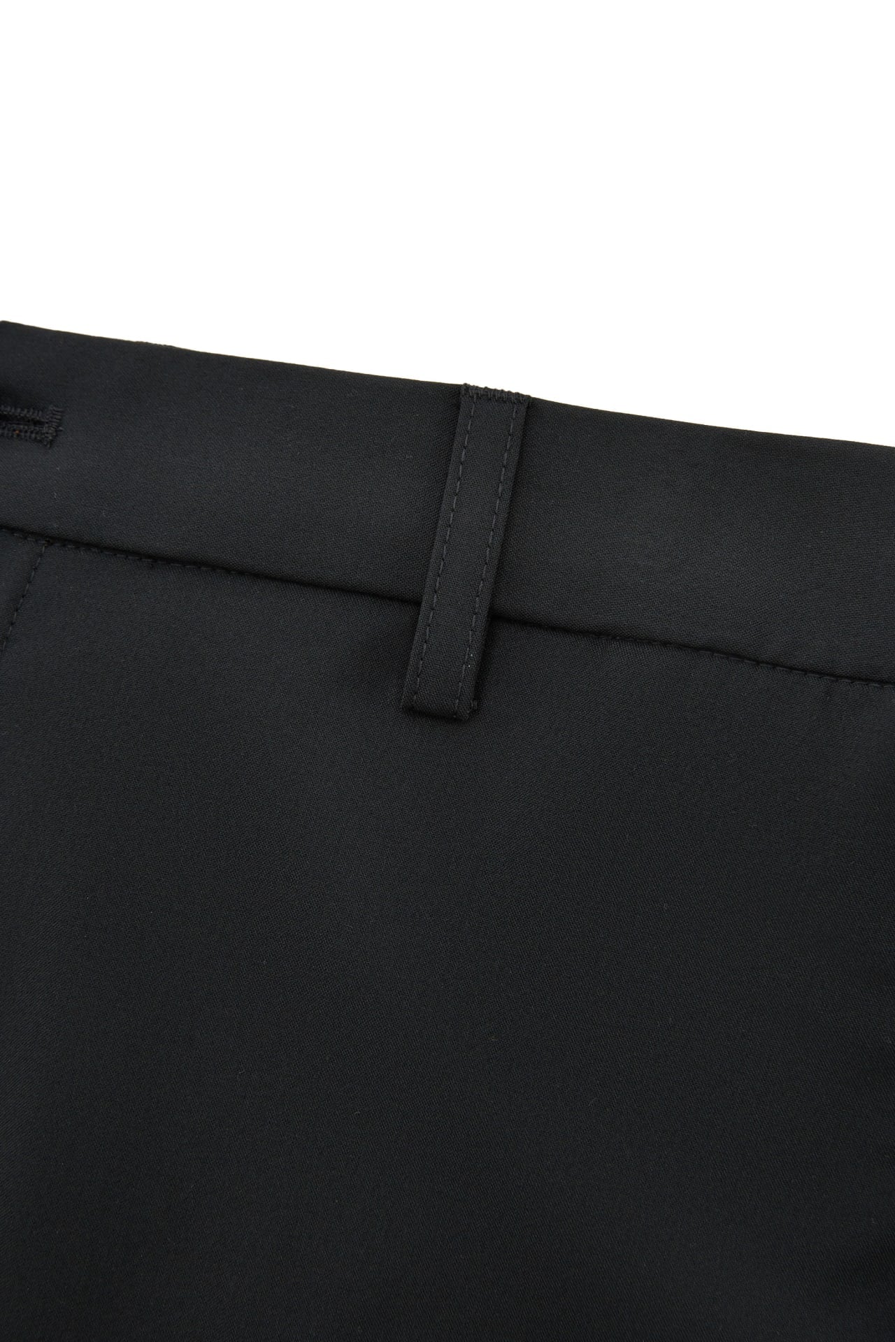 Multi-Way Stretch Cool Touch Plain Weave Smart Fit Suit Pants With Elastic Waistband