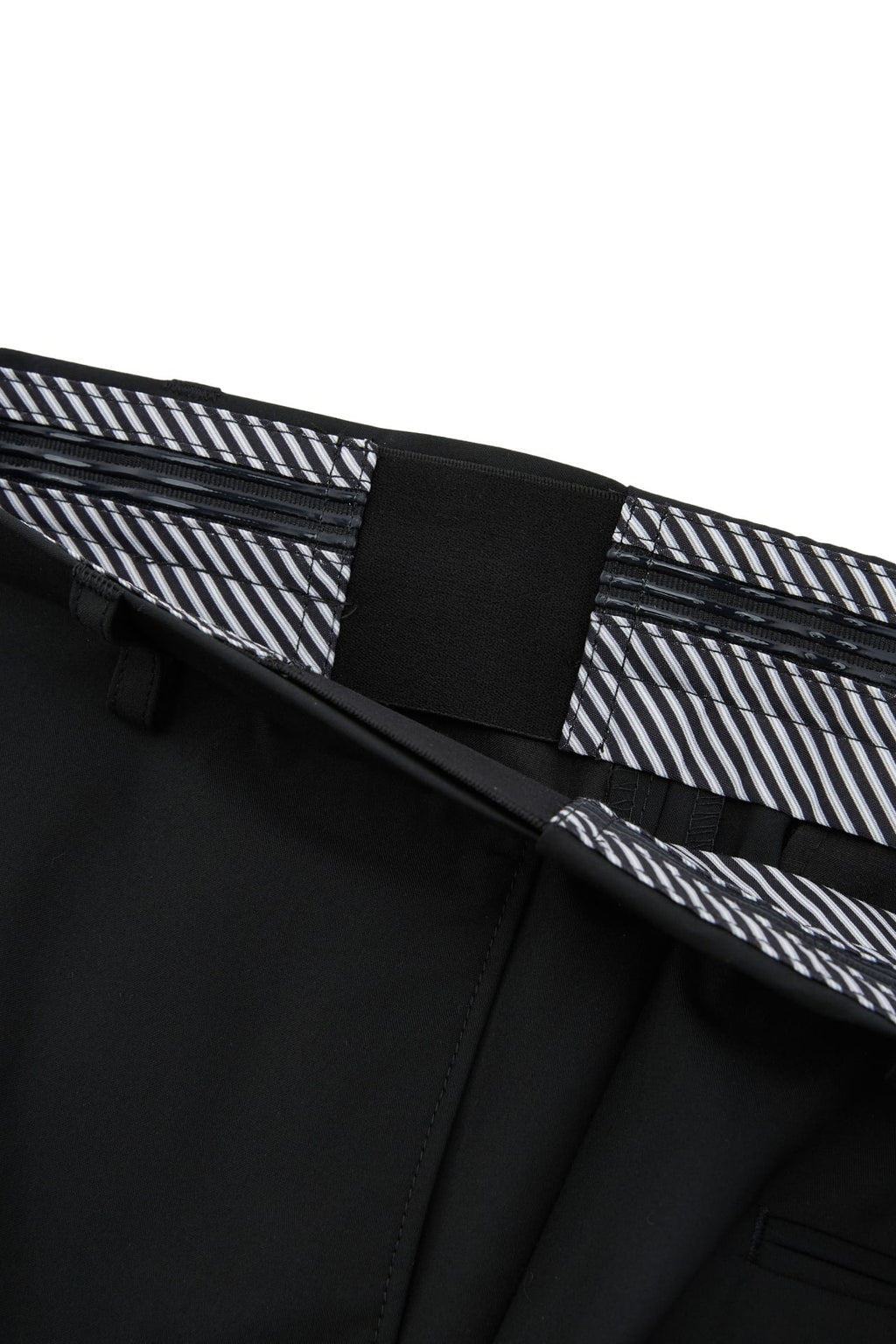 Multi-Way Stretch Cool Touch Plain Weave Smart Fit Suit Pants With Elastic Waistband