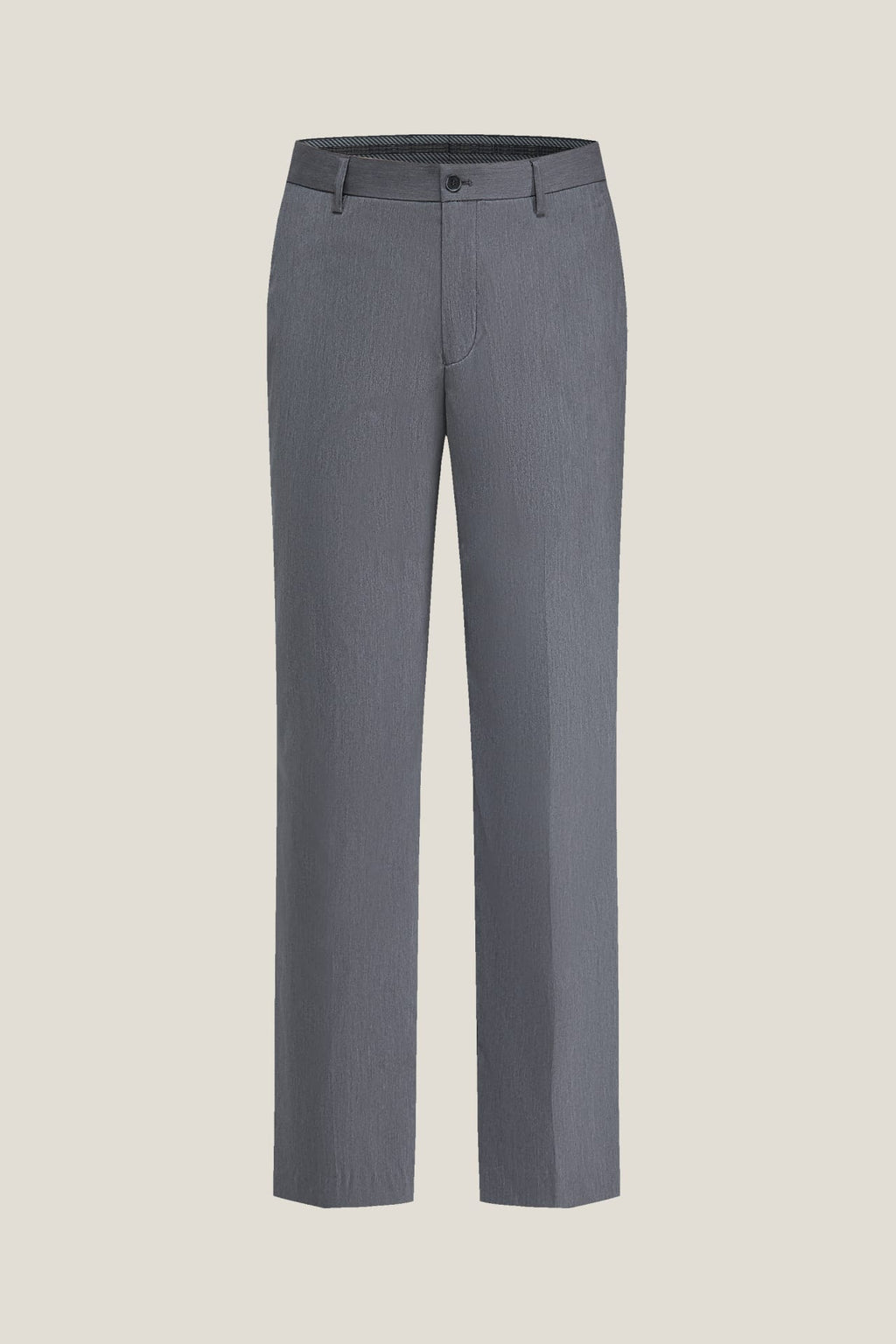 Wool Blend Plain Weave Smart Fit Suit Pants