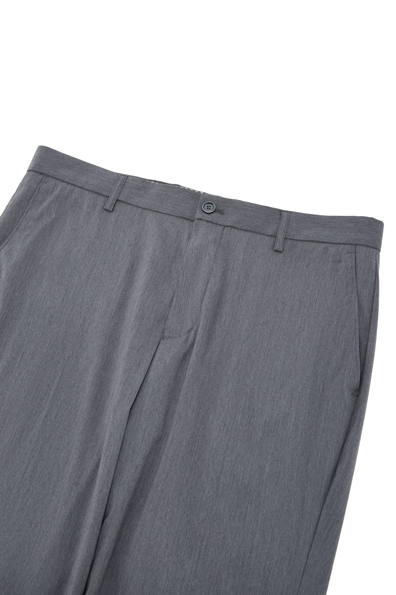 Wool Blend Plain Weave Smart Fit Suit Pants