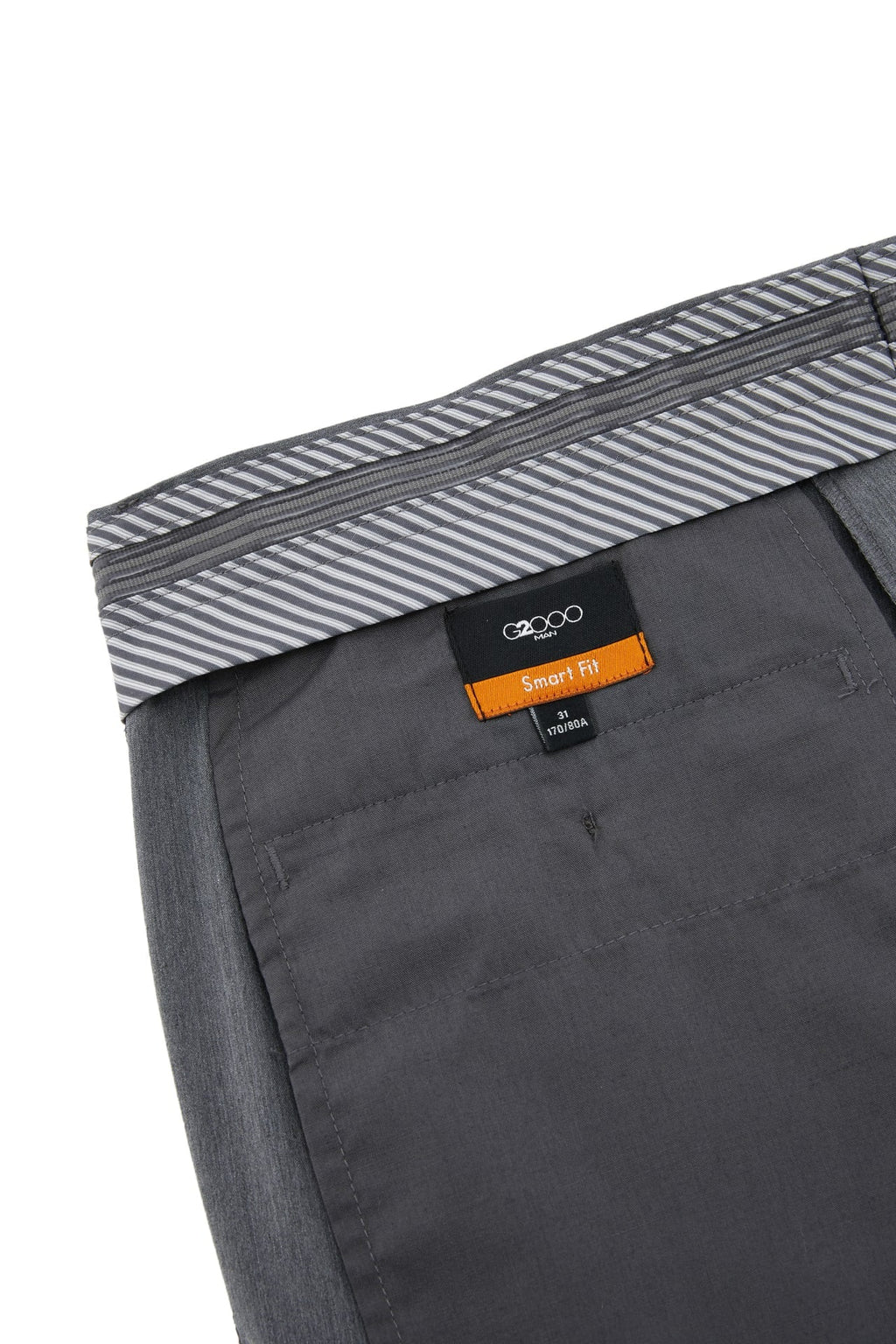 Wool Blend Plain Weave Smart Fit Suit Pants