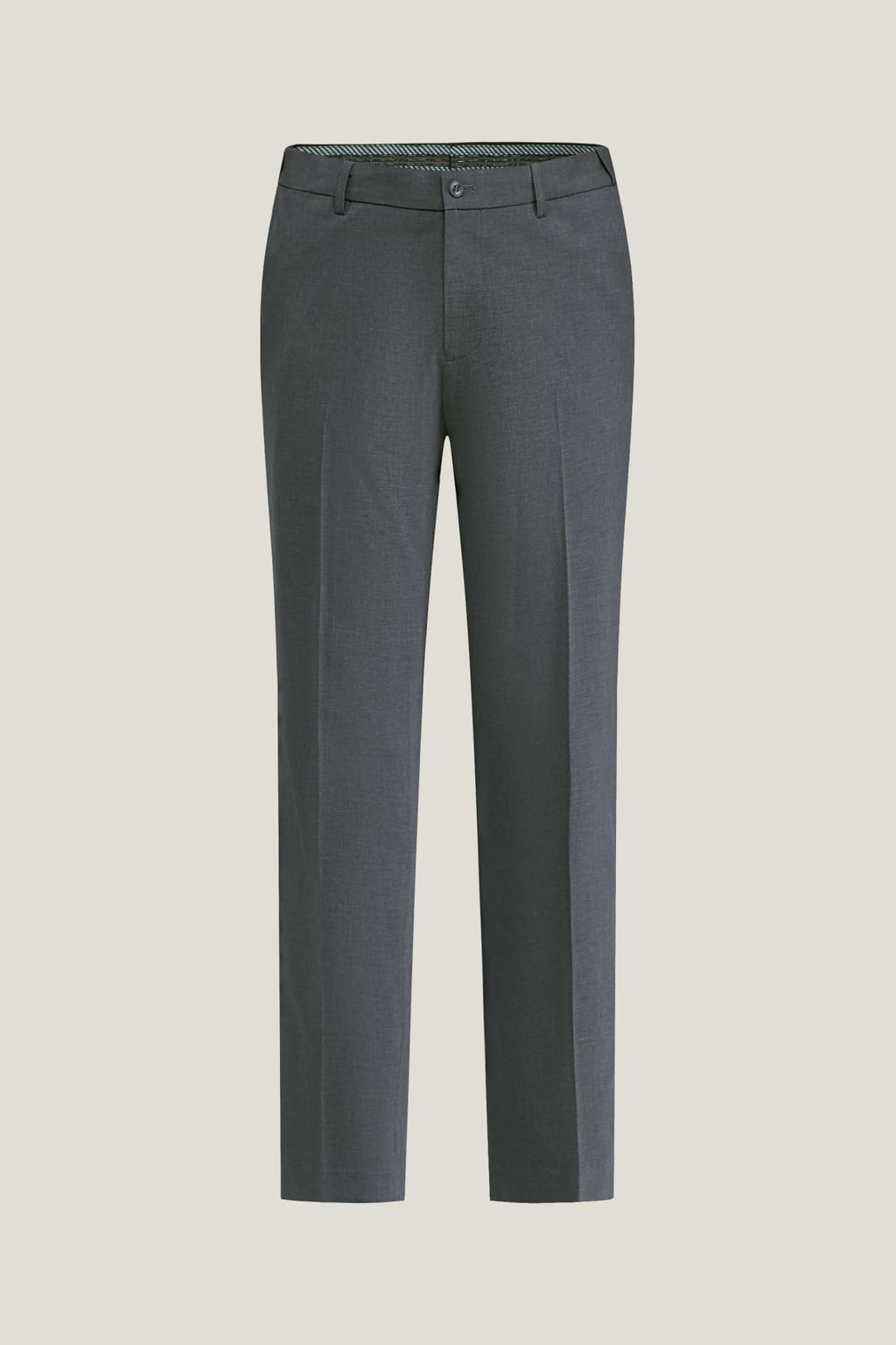 Three-Proof Finish Plain Weave Regular Fit Suit Pants