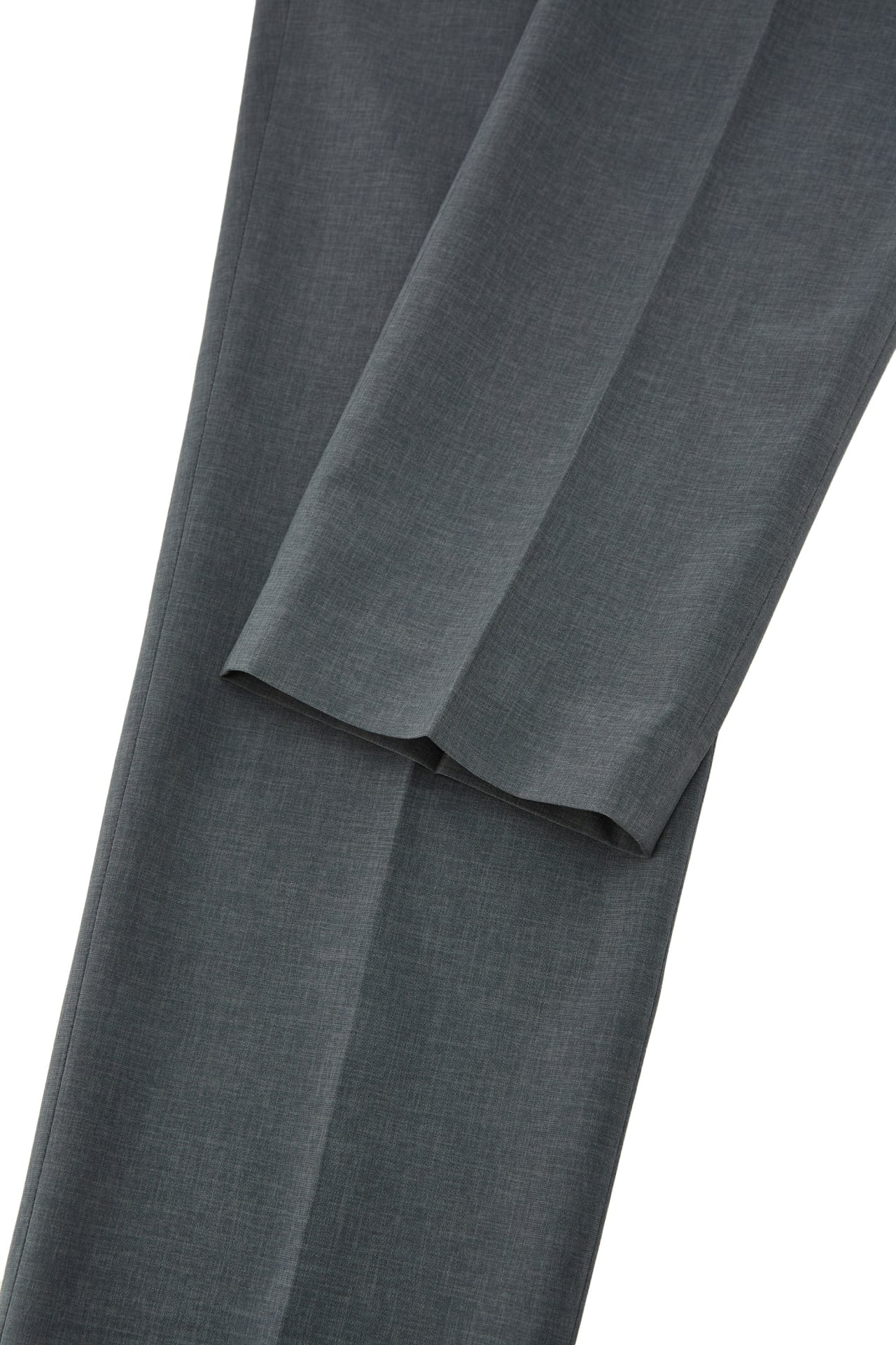 Three-Proof Finish Plain Weave Regular Fit Suit Pants