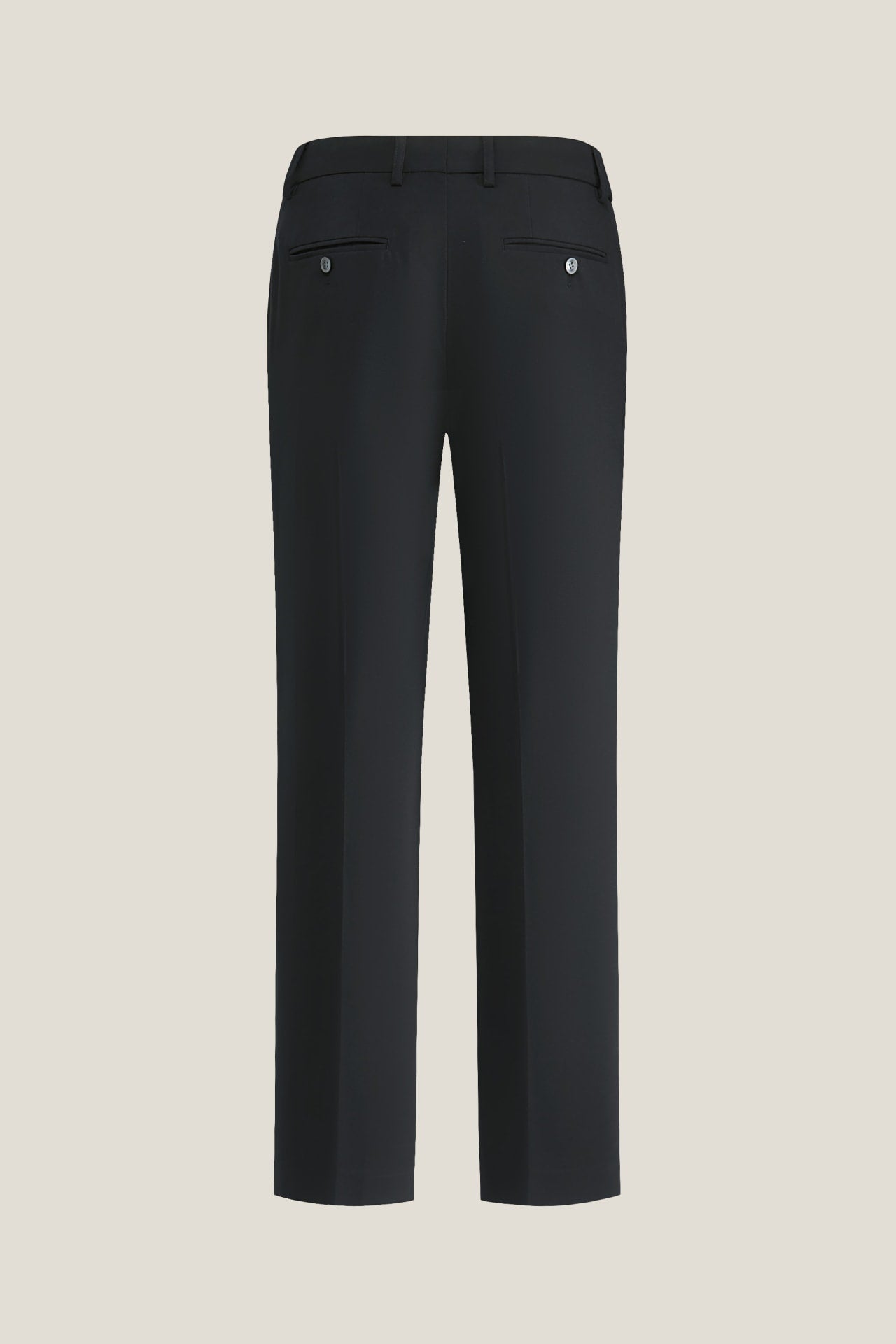 Three-Proof Finish Plain Weave Slim Fit Suit Pants
