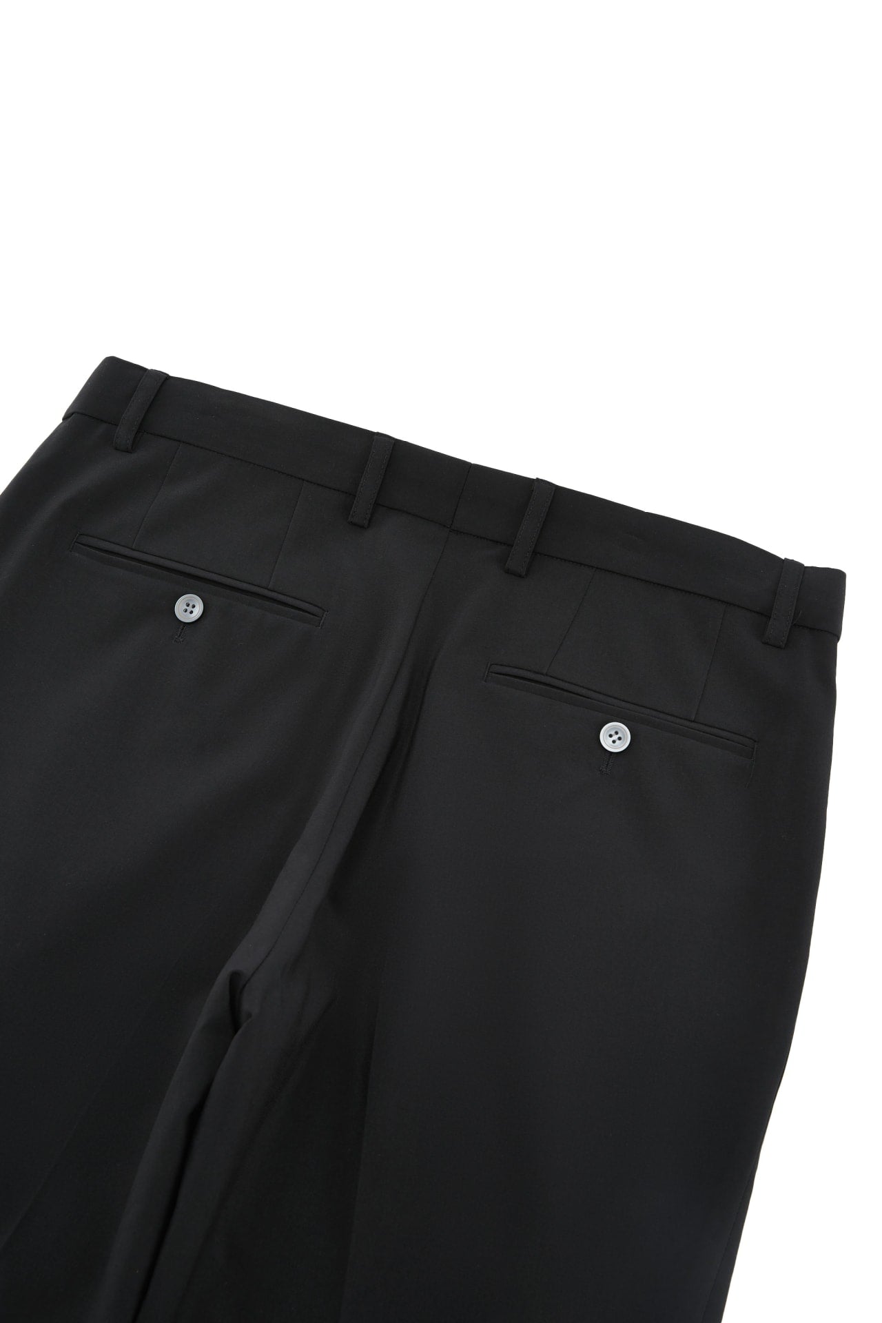Three-Proof Finish Plain Weave Slim Fit Suit Pants