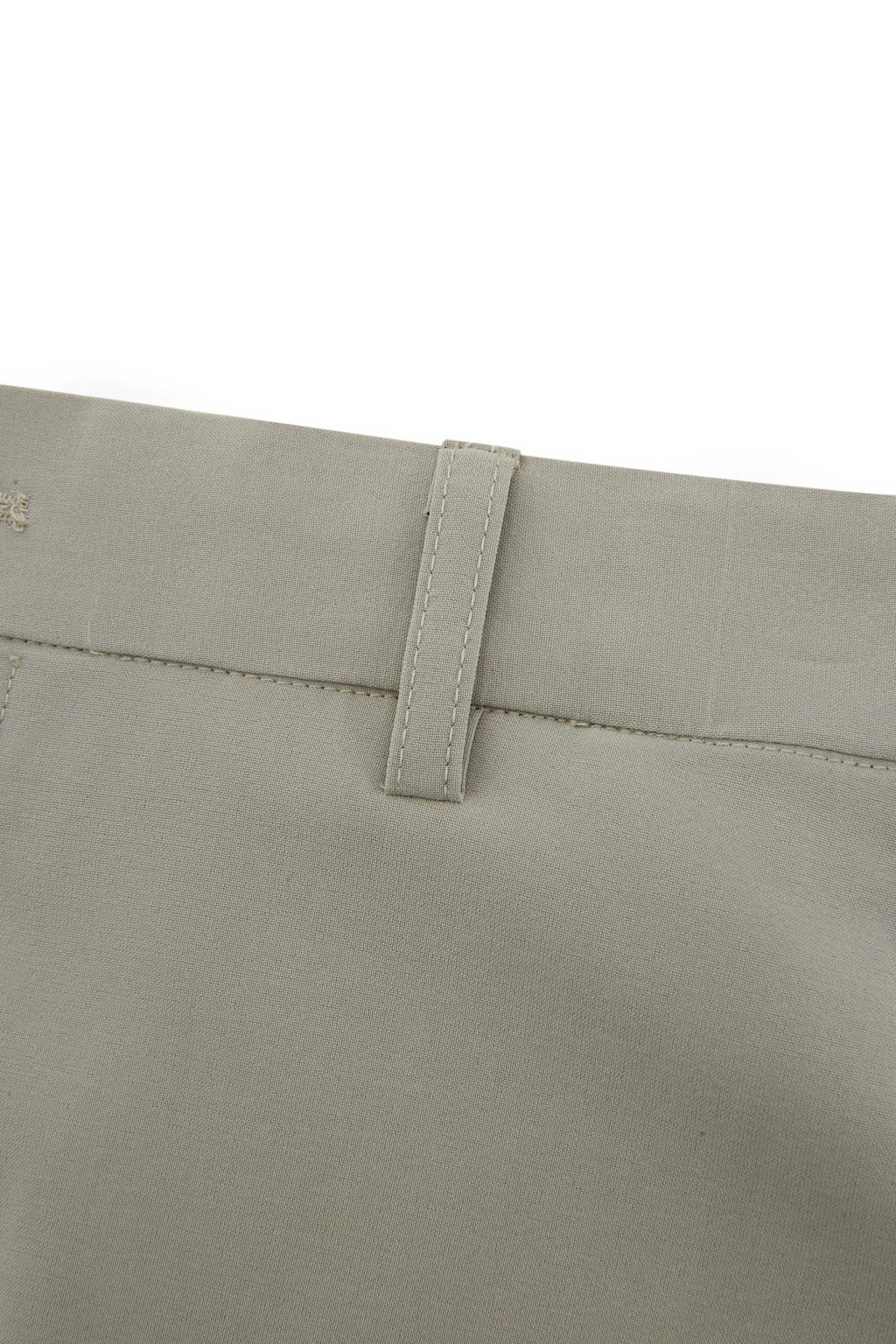 Three-Proof Finish Plain Weave Smart Fit Suit Pants With Elastic Waistband