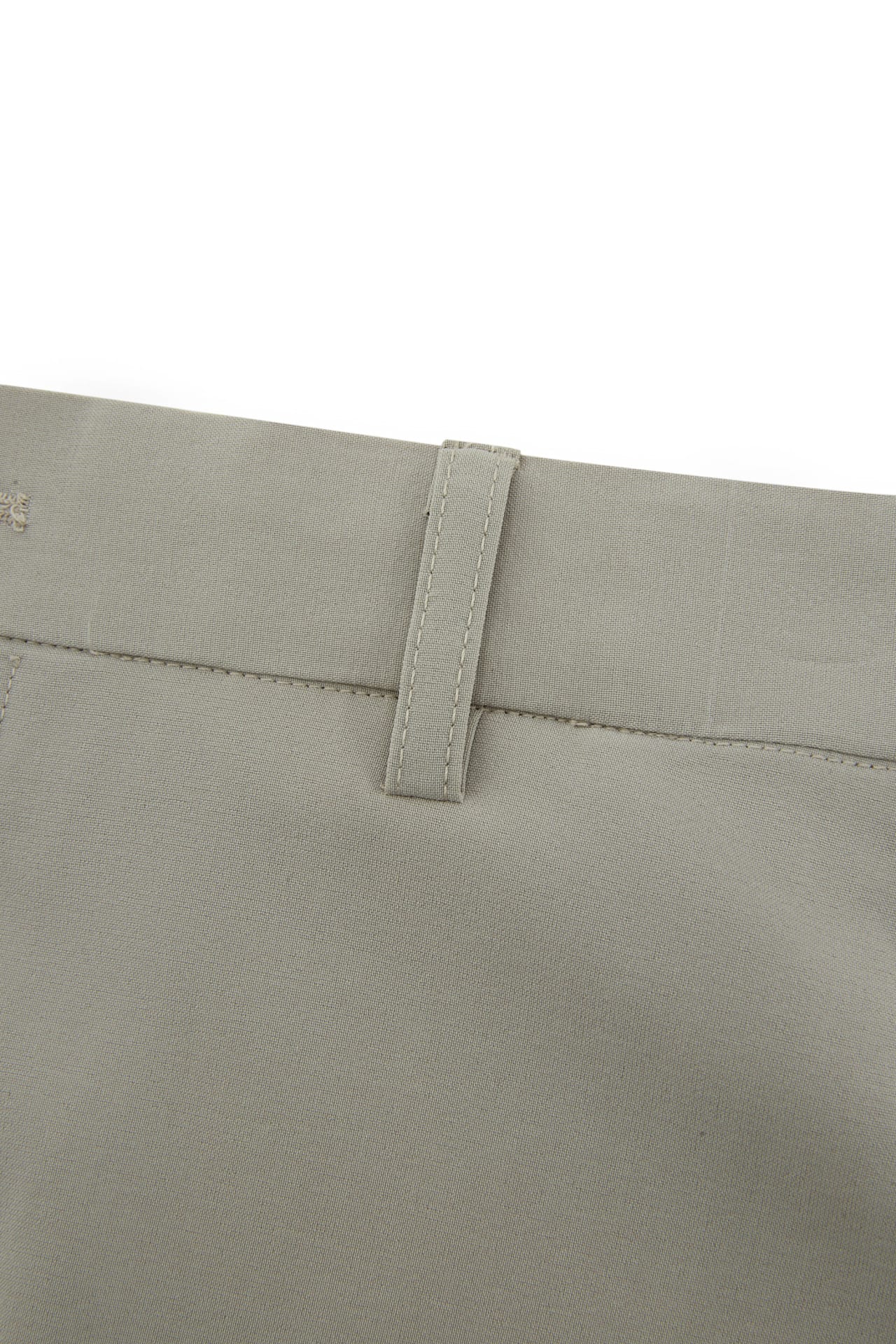 Three-Proof Finish Plain Weave Smart Fit Suit Pants With Elastic Waistband