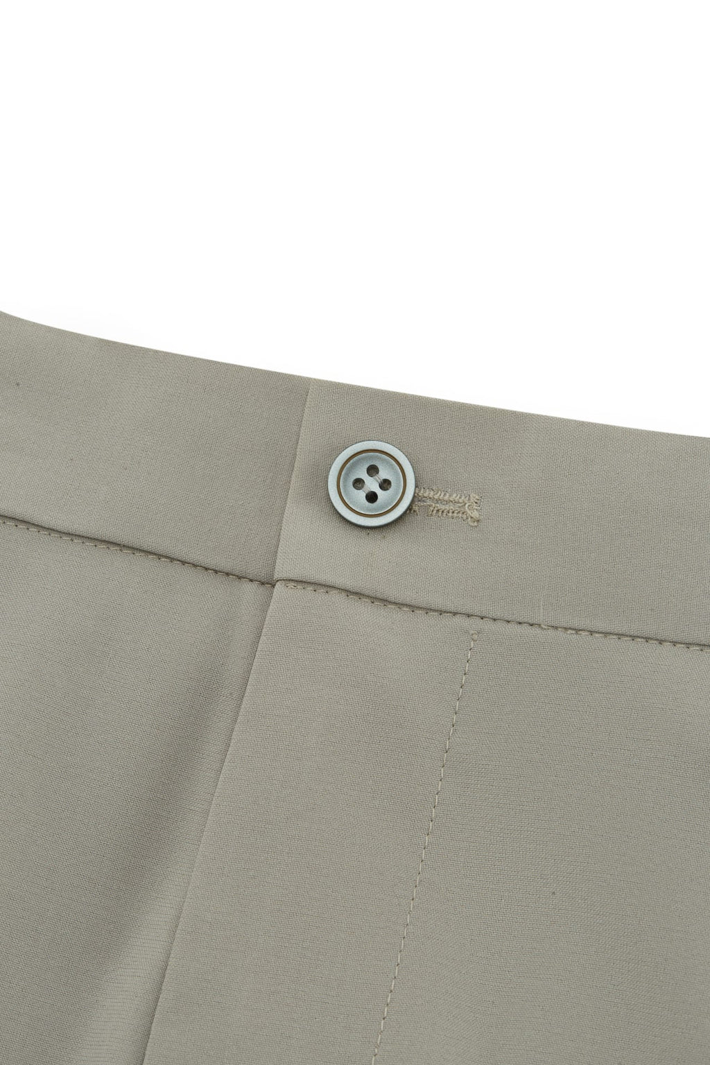 Three-Proof Finish Plain Weave Smart Fit Suit Pants With Elastic Waistband