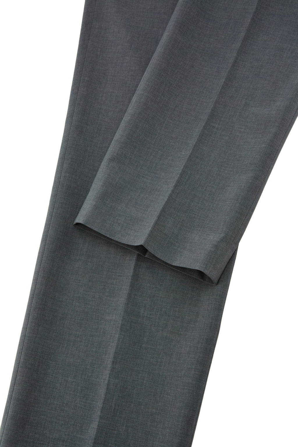 Three-Proof Finish Plain Weave Smart Fit Suit Pants With Elastic Waistband