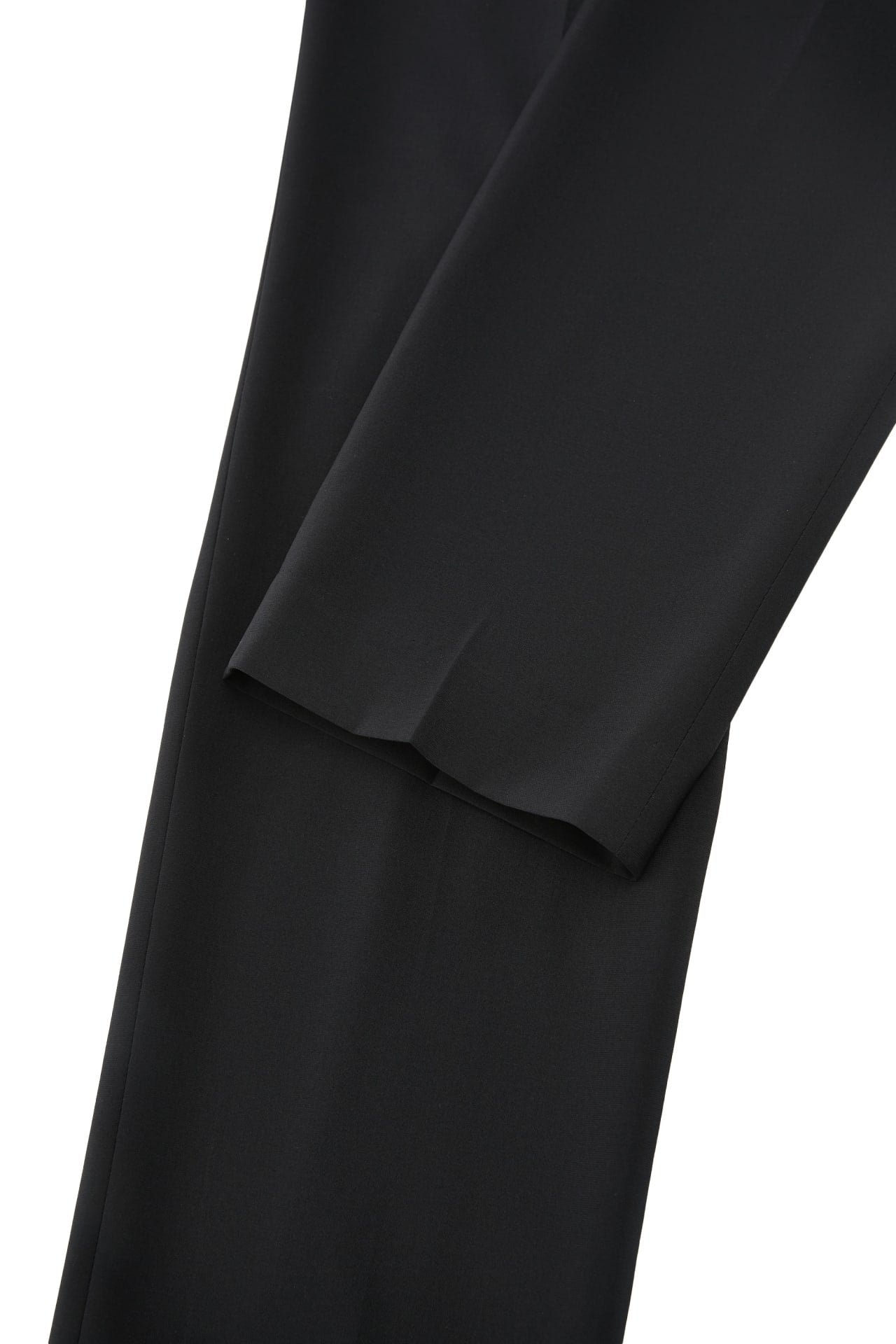 Three-Proof Finish Plain Weave Smart Fit Suit Pants With Elastic Waistband