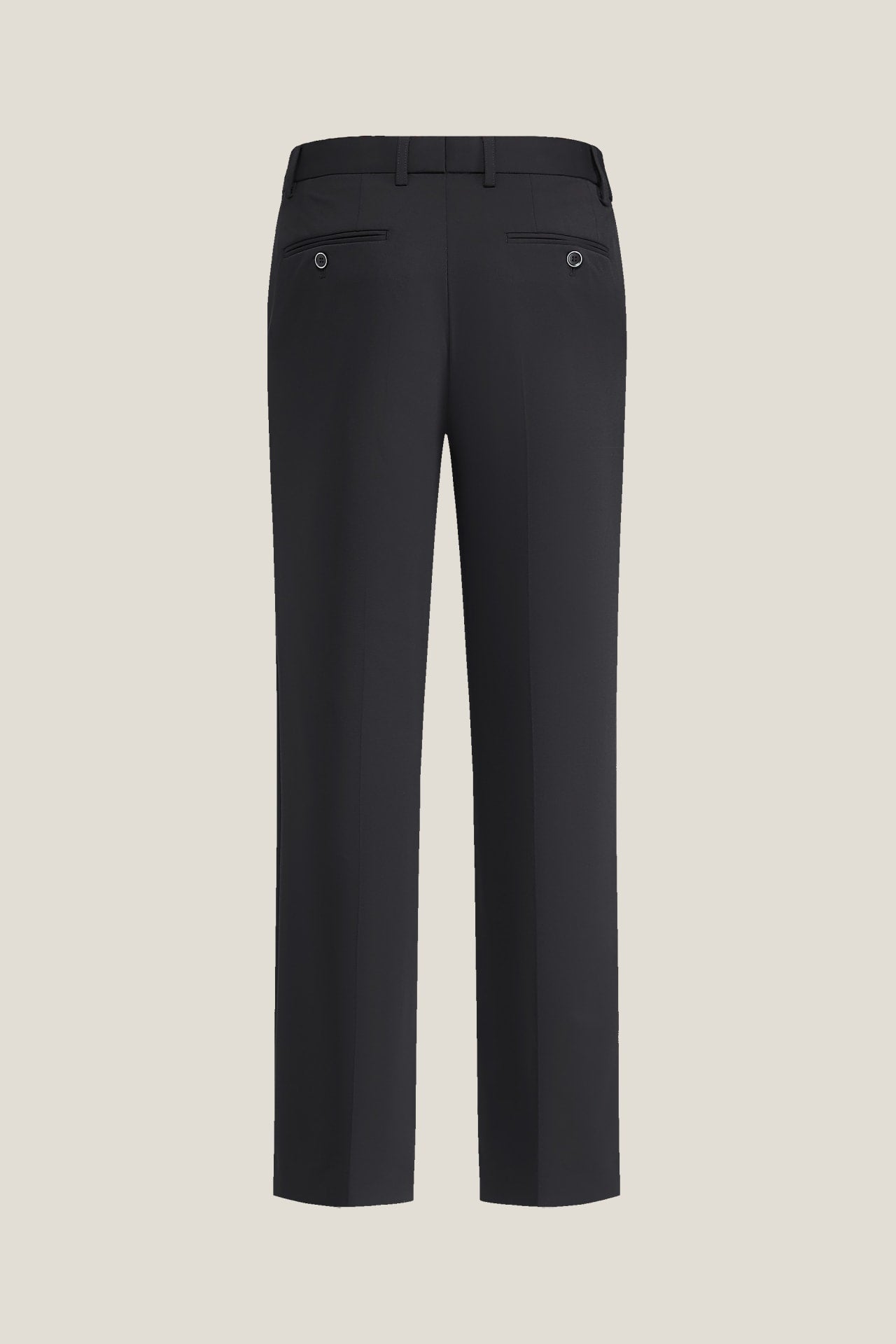 Multi-Way Stretch Silk Blend Regular Fit Suit Pants
