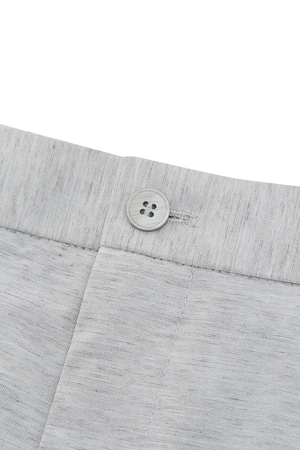 Multi-Way Stretch Linen Lyocell Blend Plain Weave Slim Fit Suit Pants
