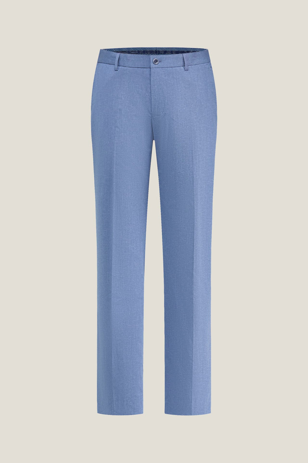 Cotton Blend Stretch Textured Smart Fit Suit Pants