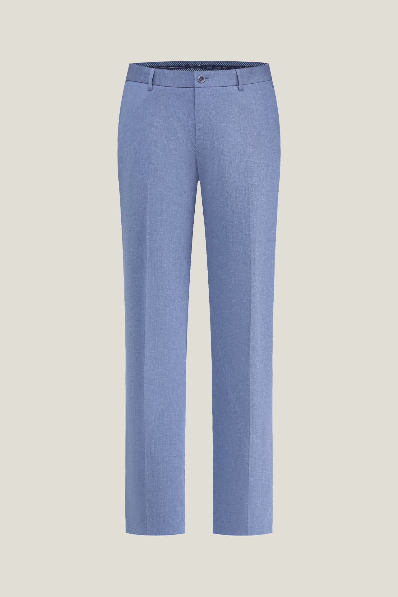 Cotton Blend Stretch Textured Smart Fit Suit Pants