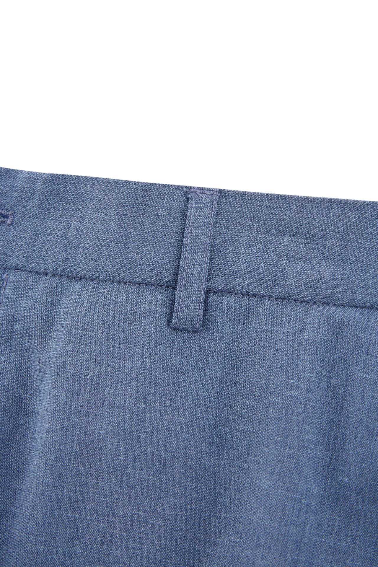 Cotton Blend Stretch Textured Smart Fit Suit Pants