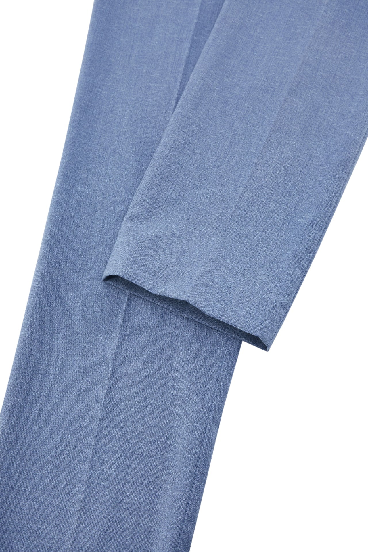 Cotton Blend Stretch Textured Smart Fit Suit Pants