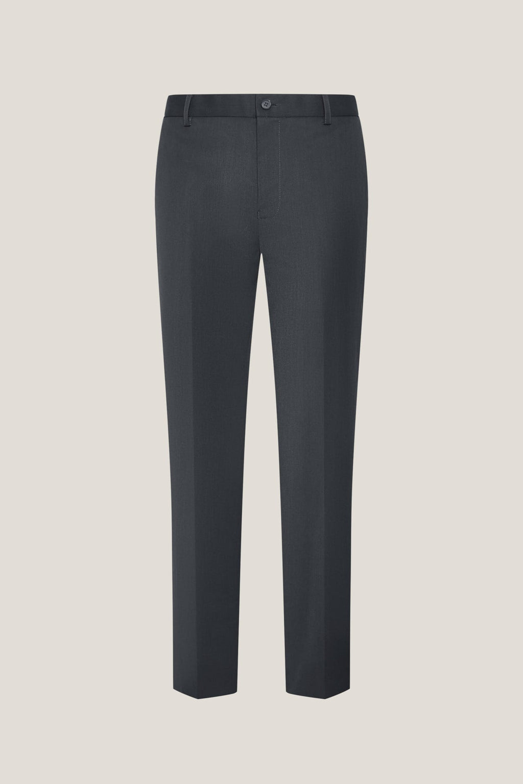 Quick Dry Wicking Poly Blend Twill Slim Fit Suit Pants