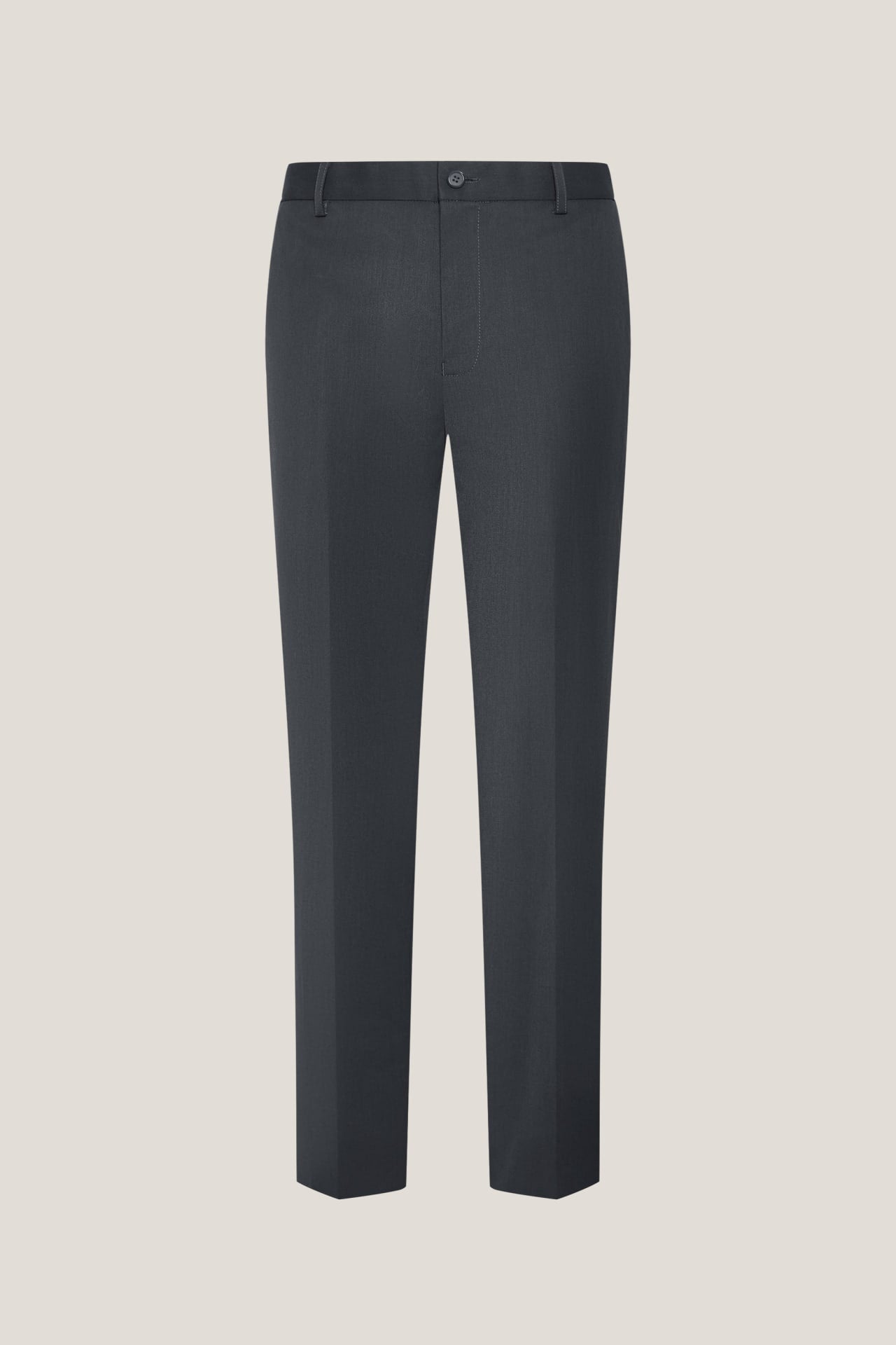 Quick Dry Wicking Poly Blend Twill Slim Fit Suit Pants