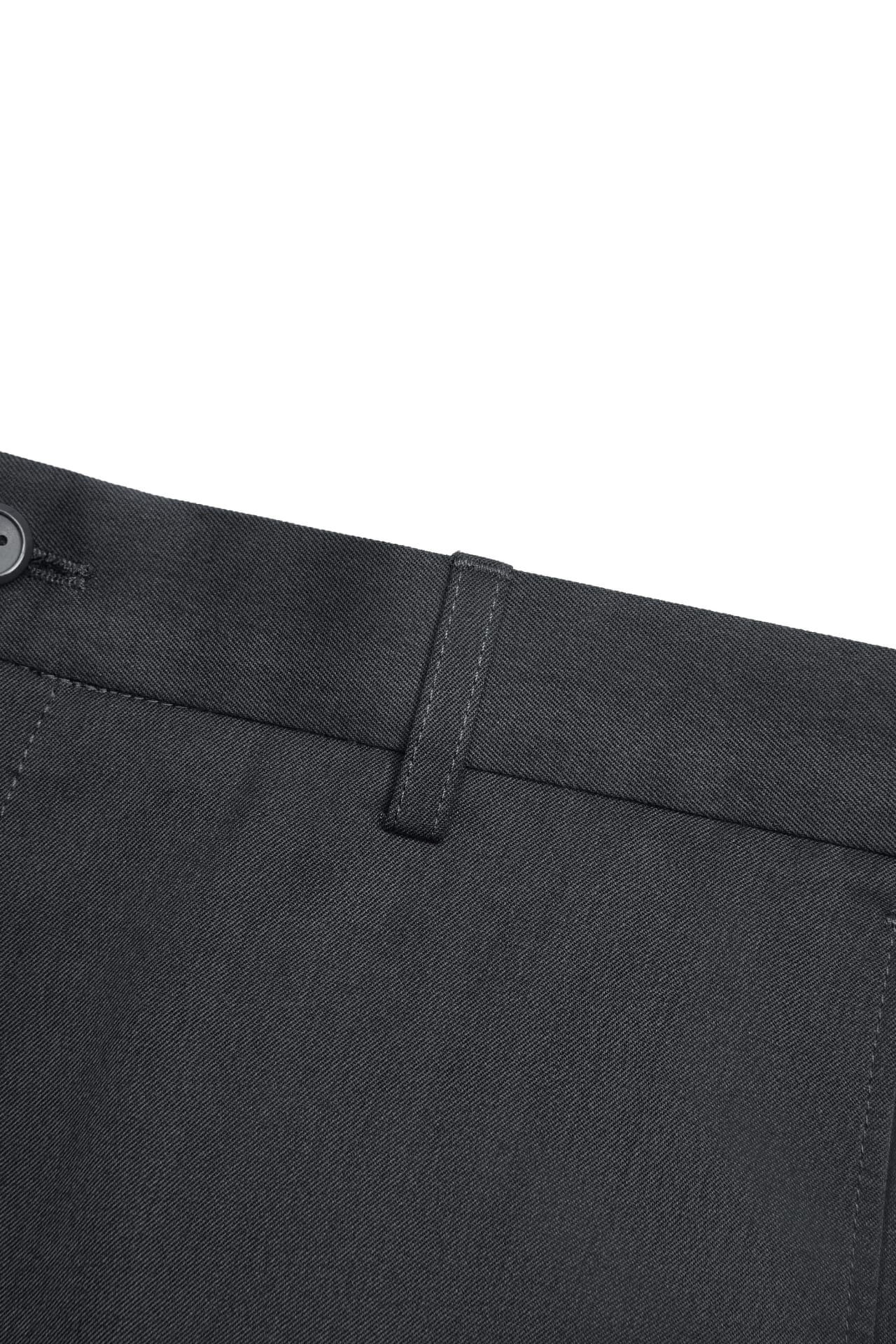 Quick Dry Wicking Poly Blend Twill Slim Fit Suit Pants