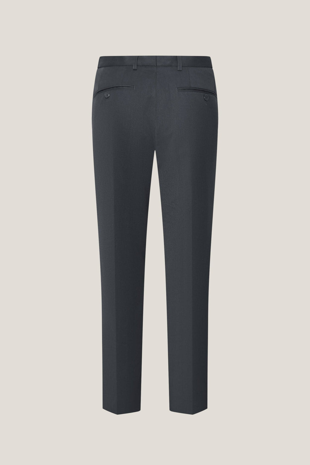Quick Dry Wicking Poly Blend Twill Slim Fit Suit Pants