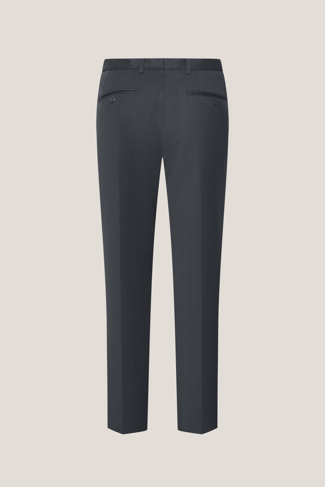 Quick Dry Wicking Poly Blend Twill Slim Fit Suit Pants