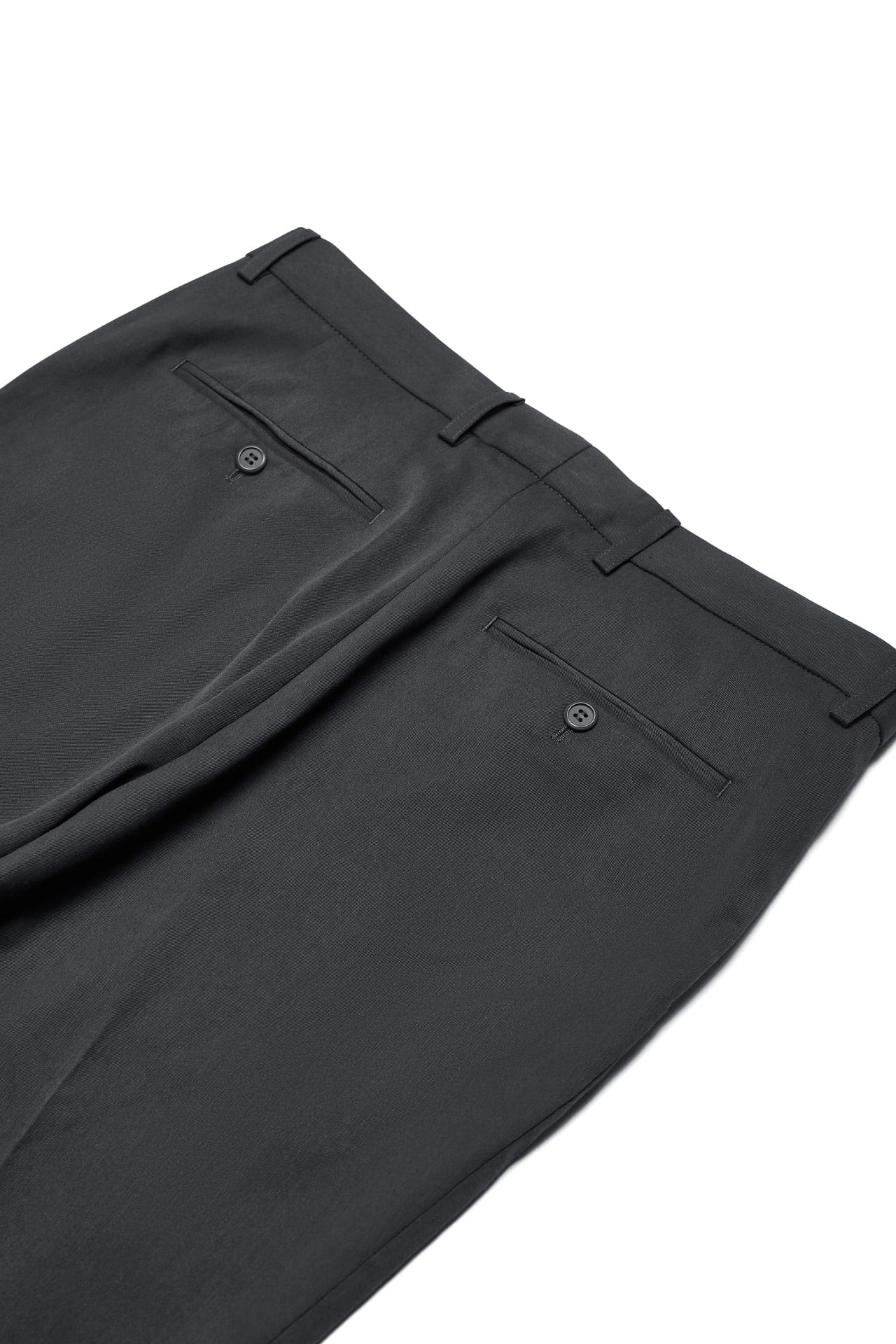 Quick Dry Wicking Poly Blend Twill Slim Fit Suit Pants