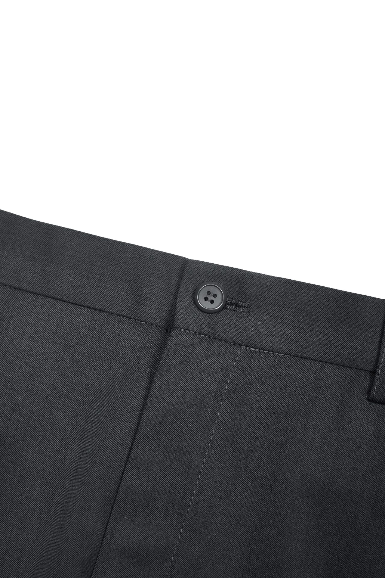 Quick Dry Wicking Poly Blend Twill Slim Fit Suit Pants