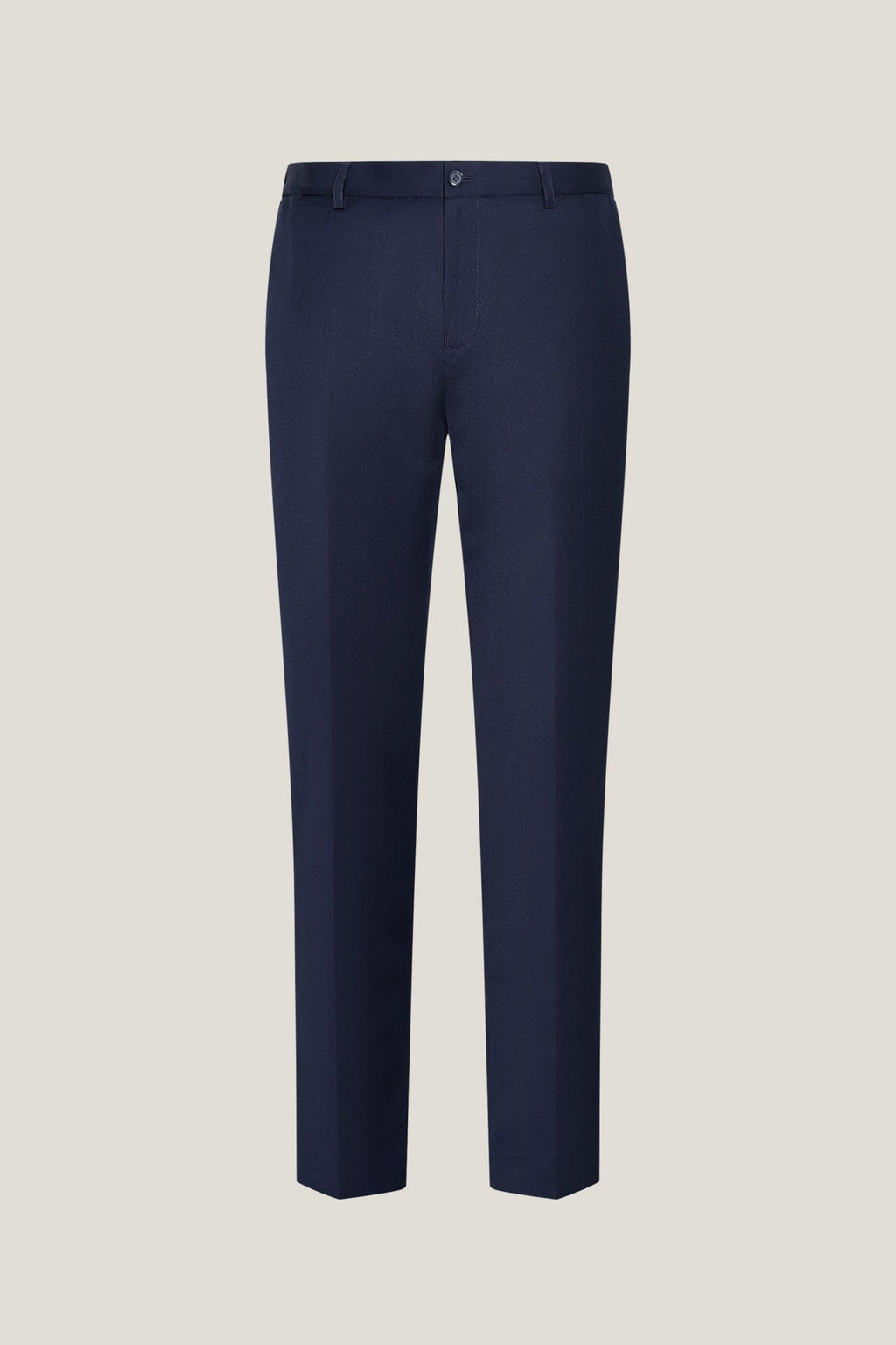 Quick Dry Wicking Poly Blend Twill Smart Fit Suit Pants With Elastic Waistband