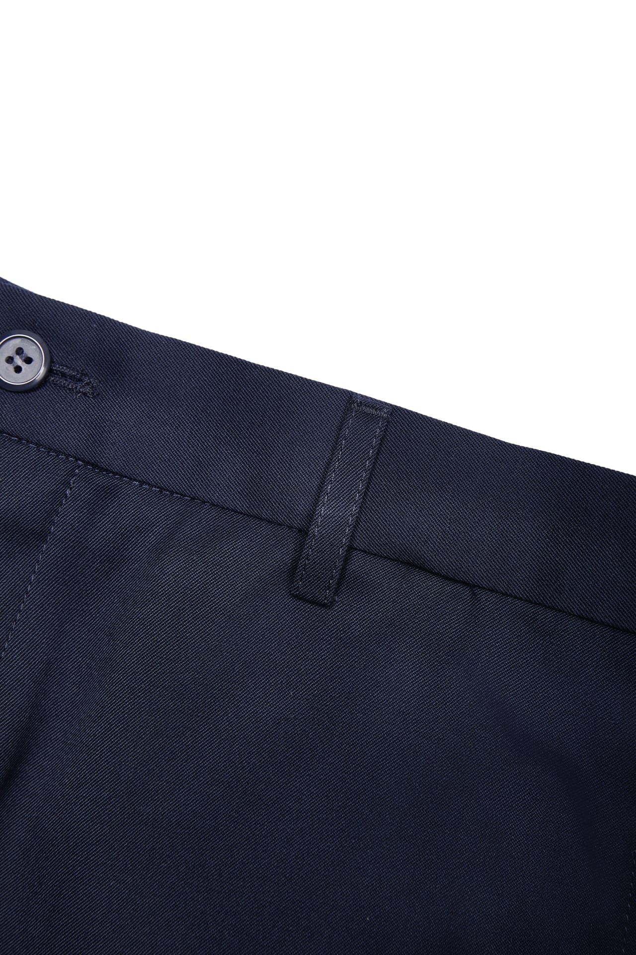 Quick Dry Wicking Poly Blend Twill Smart Fit Suit Pants With Elastic Waistband