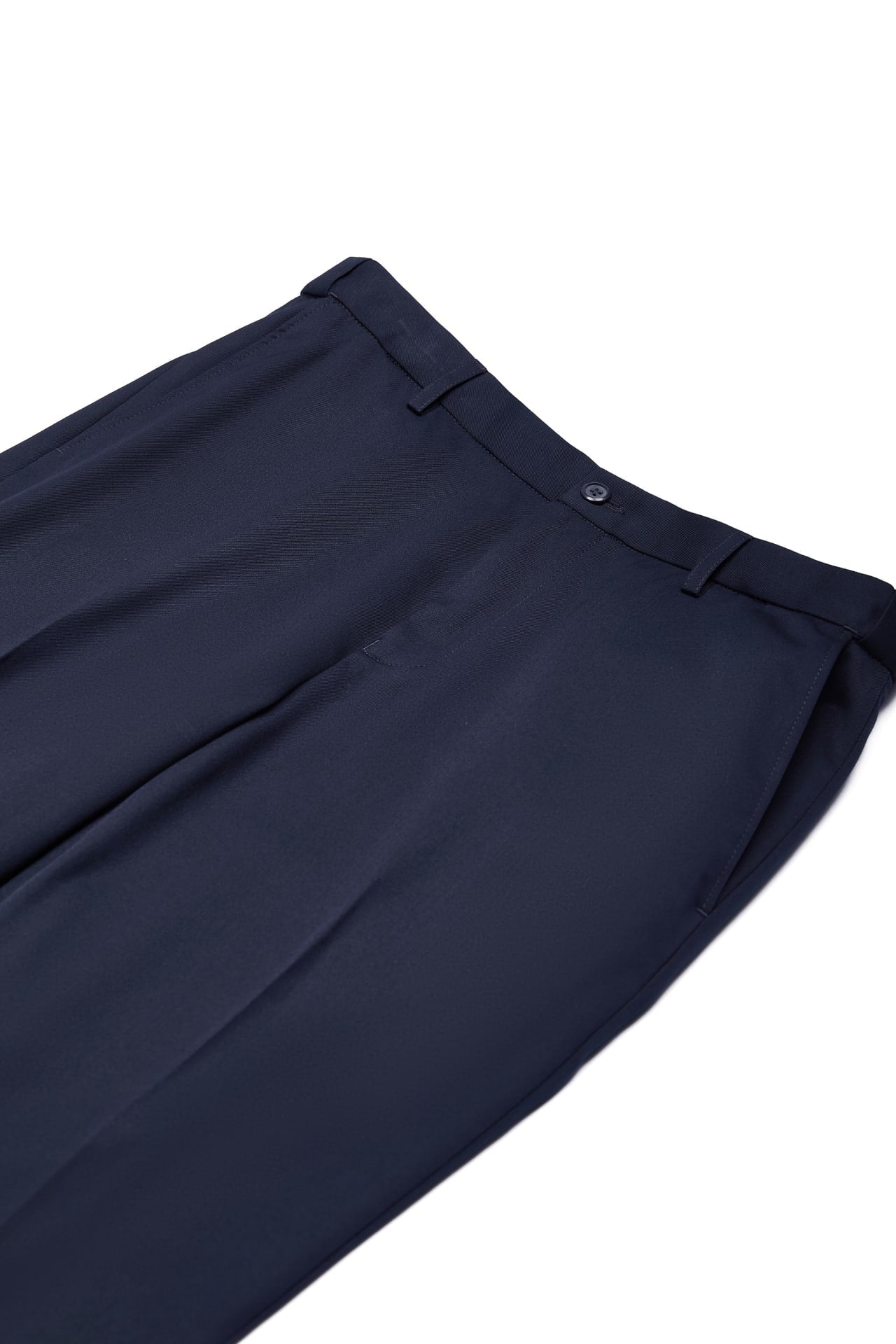Quick Dry Wicking Poly Blend Twill Smart Fit Suit Pants With Elastic Waistband