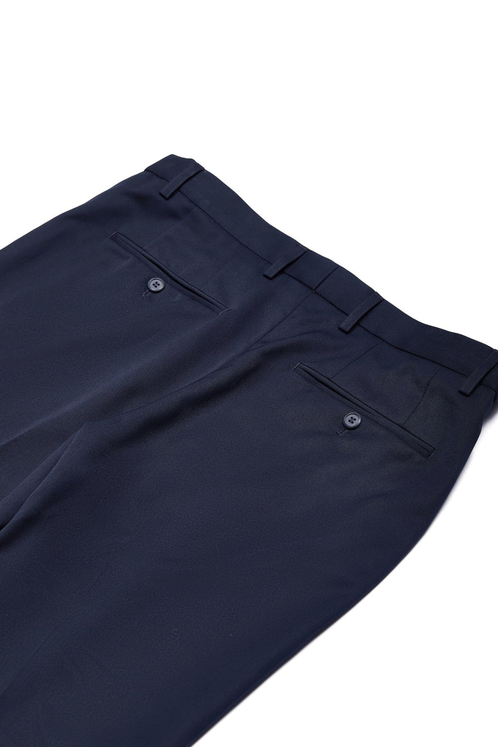 Quick Dry Wicking Poly Blend Twill Smart Fit Suit Pants With Elastic Waistband