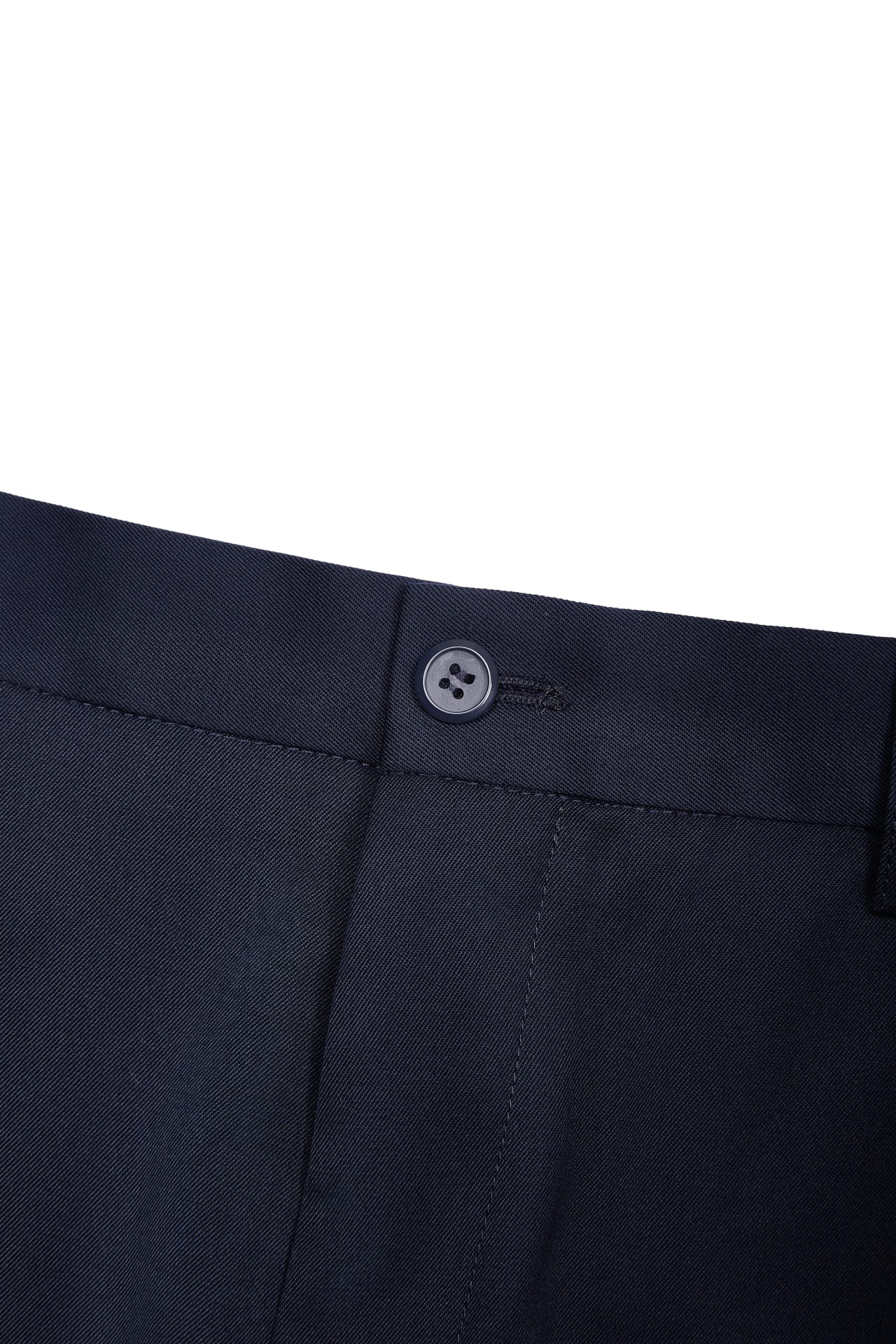 Quick Dry Wicking Poly Blend Twill Smart Fit Suit Pants With Elastic Waistband