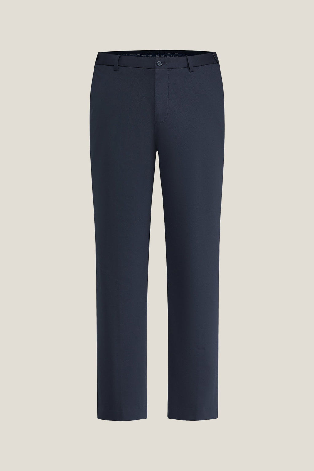 Cool Touch Nylon Stretch Knit Print Smart Fit Suit Pants With Elastic Waistband