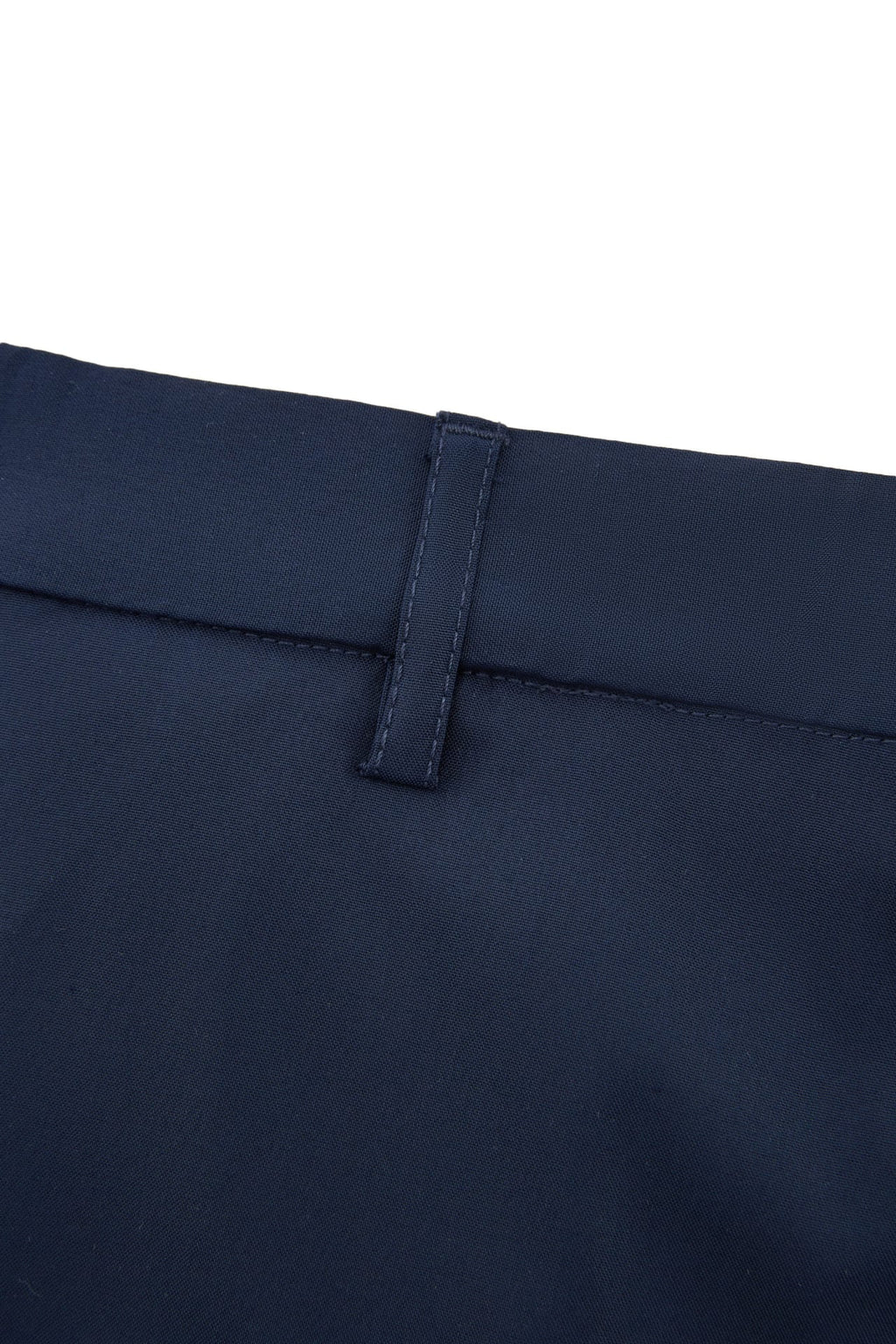 Lyocell Blend Twill Smart Fit Suit Pants With Elastic Waistband