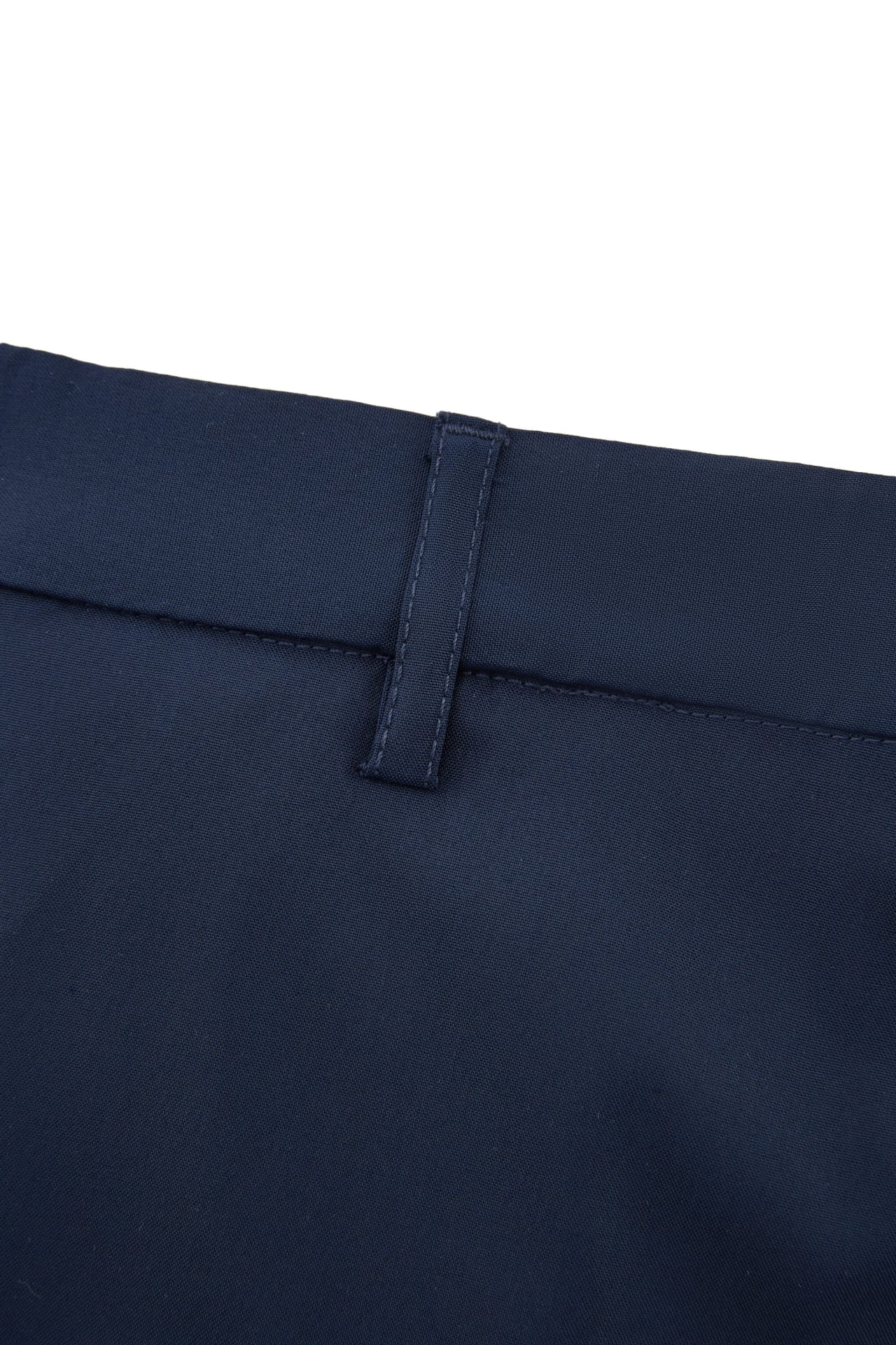 Lyocell Blend Twill Smart Fit Suit Pants With Elastic Waistband