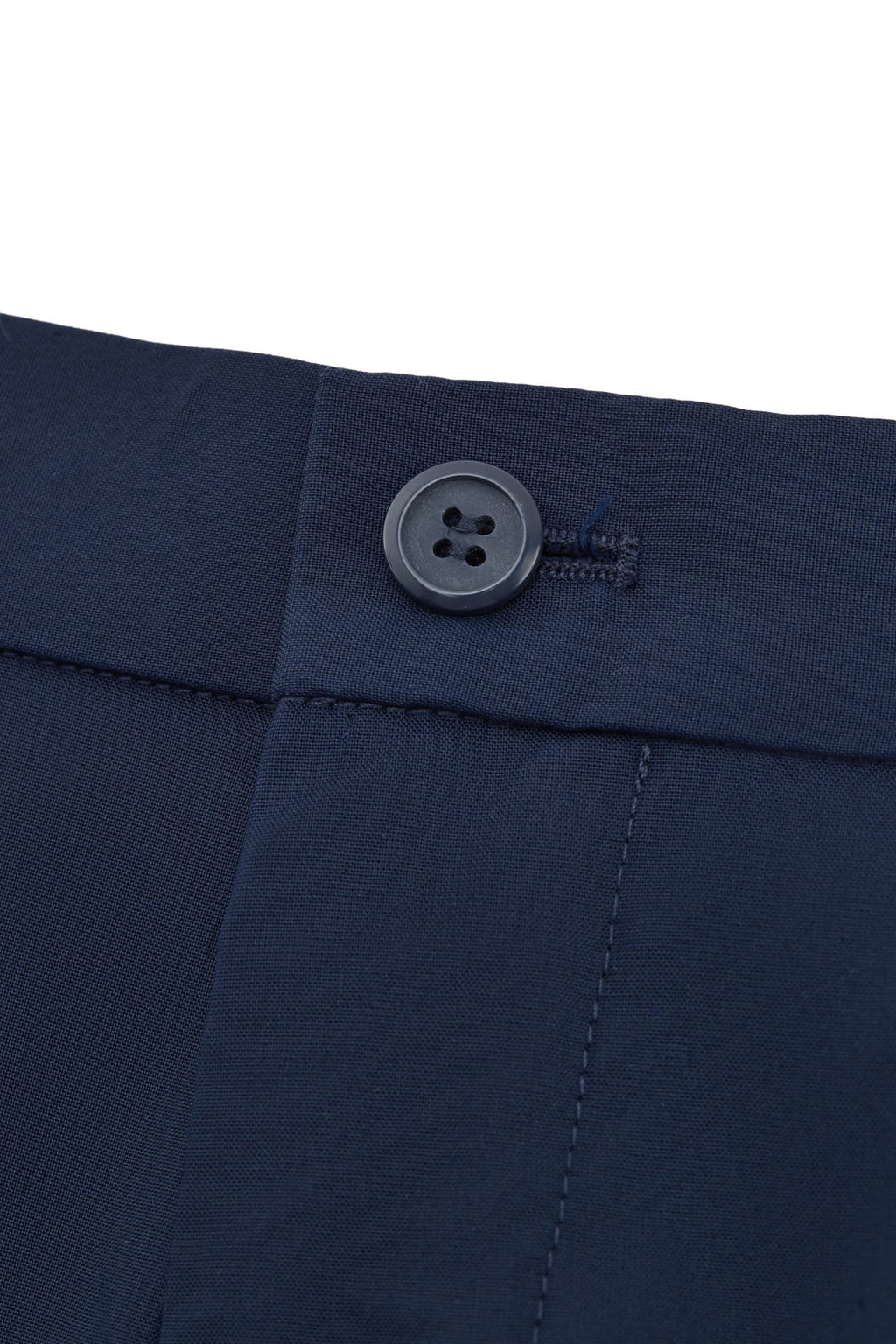 Lyocell Blend Twill Smart Fit Suit Pants With Elastic Waistband