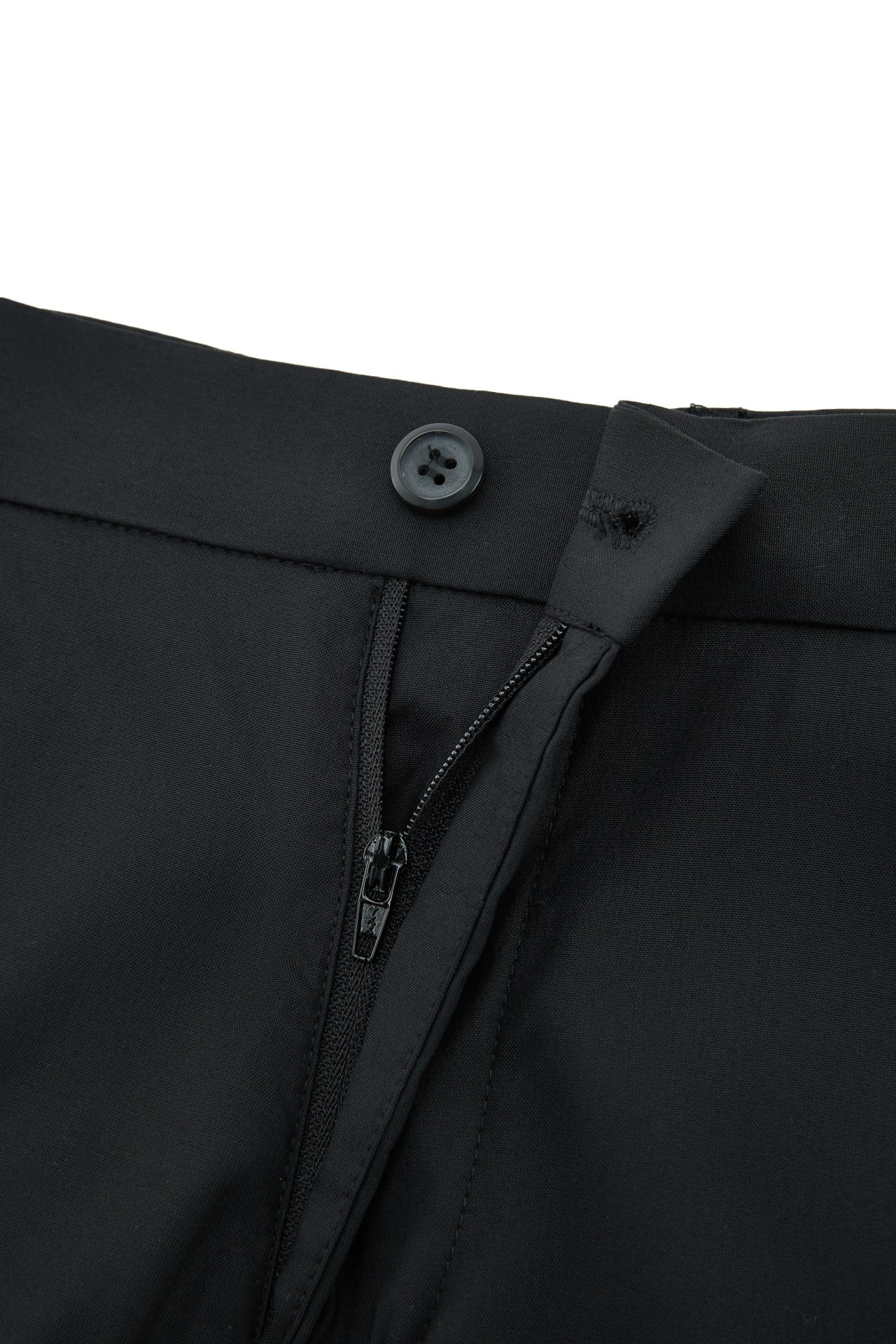 Lyocell Blend Twill Smart Fit Suit Pants With Elastic Waistband