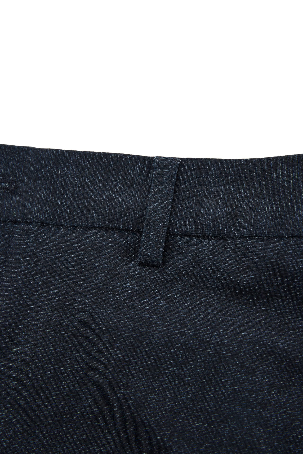 Anti-Bacterial Poly Blend Strecth Knit Print Smart Fit Suit Pants With Elastic Waistband