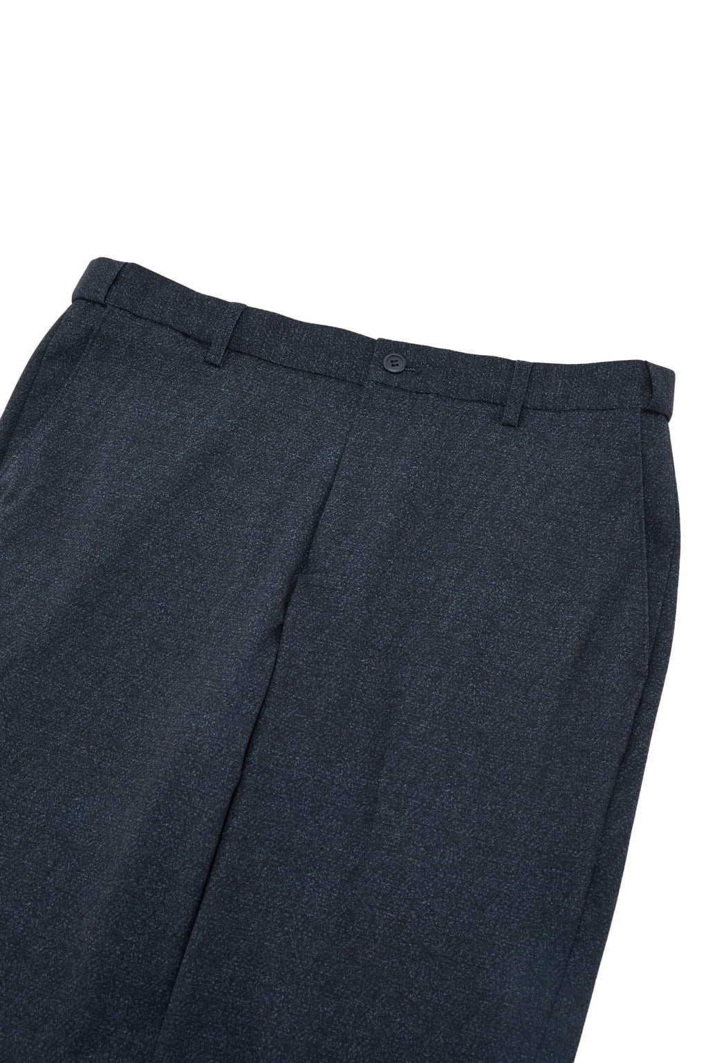 Anti-Bacterial Poly Blend Strecth Knit Print Smart Fit Suit Pants With Elastic Waistband